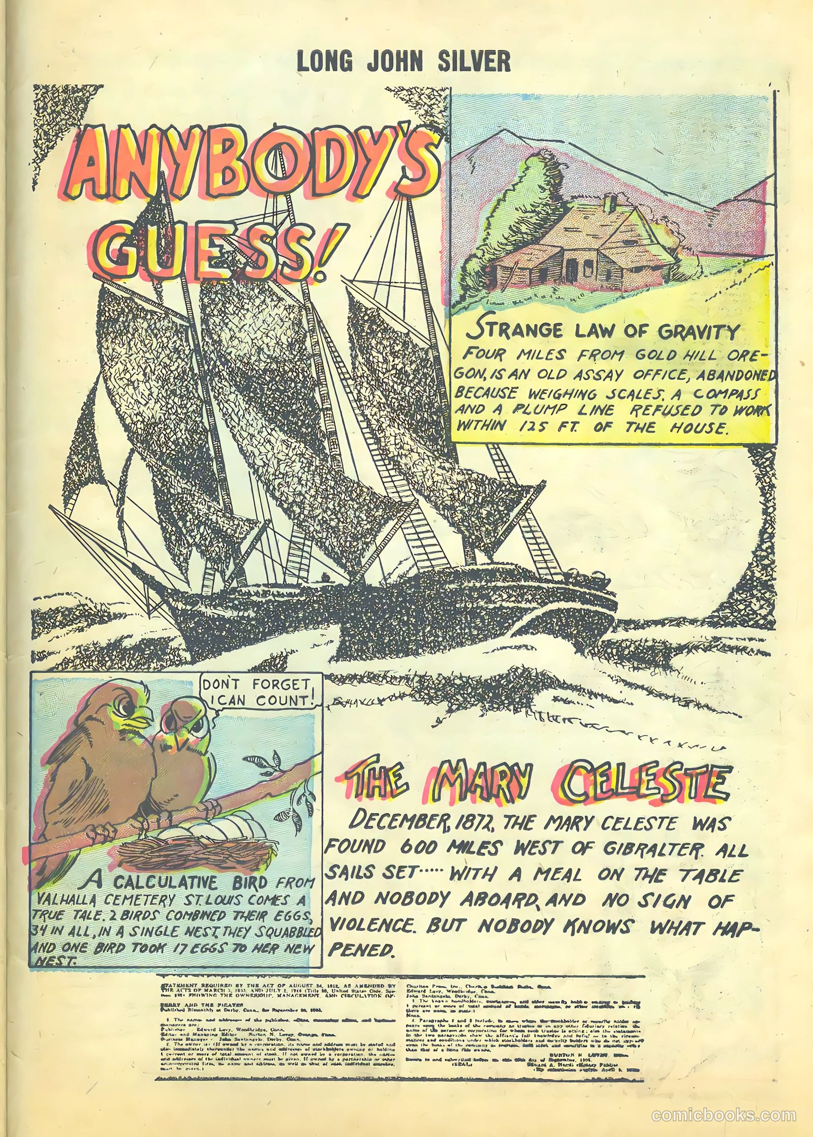 Long John Silver & the Pirates #30 (1956) — page 33 of 36