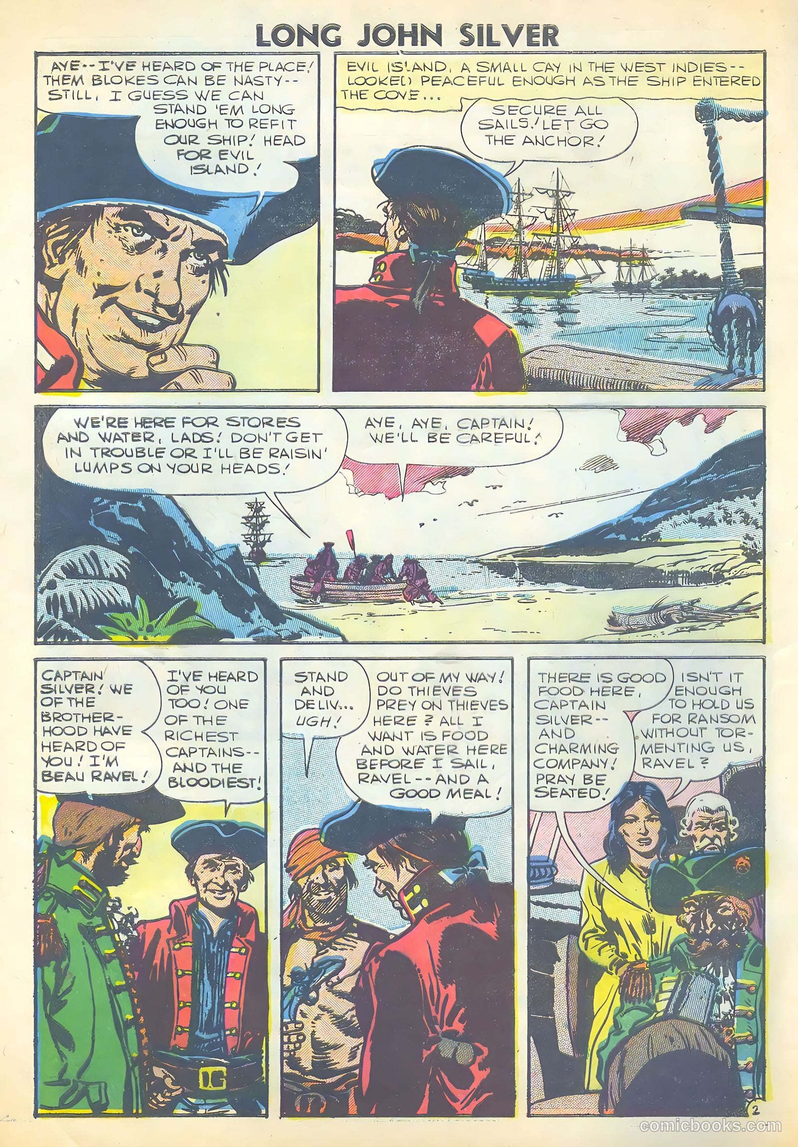 Long John Silver & the Pirates #31 (1956) — page 4 of 36