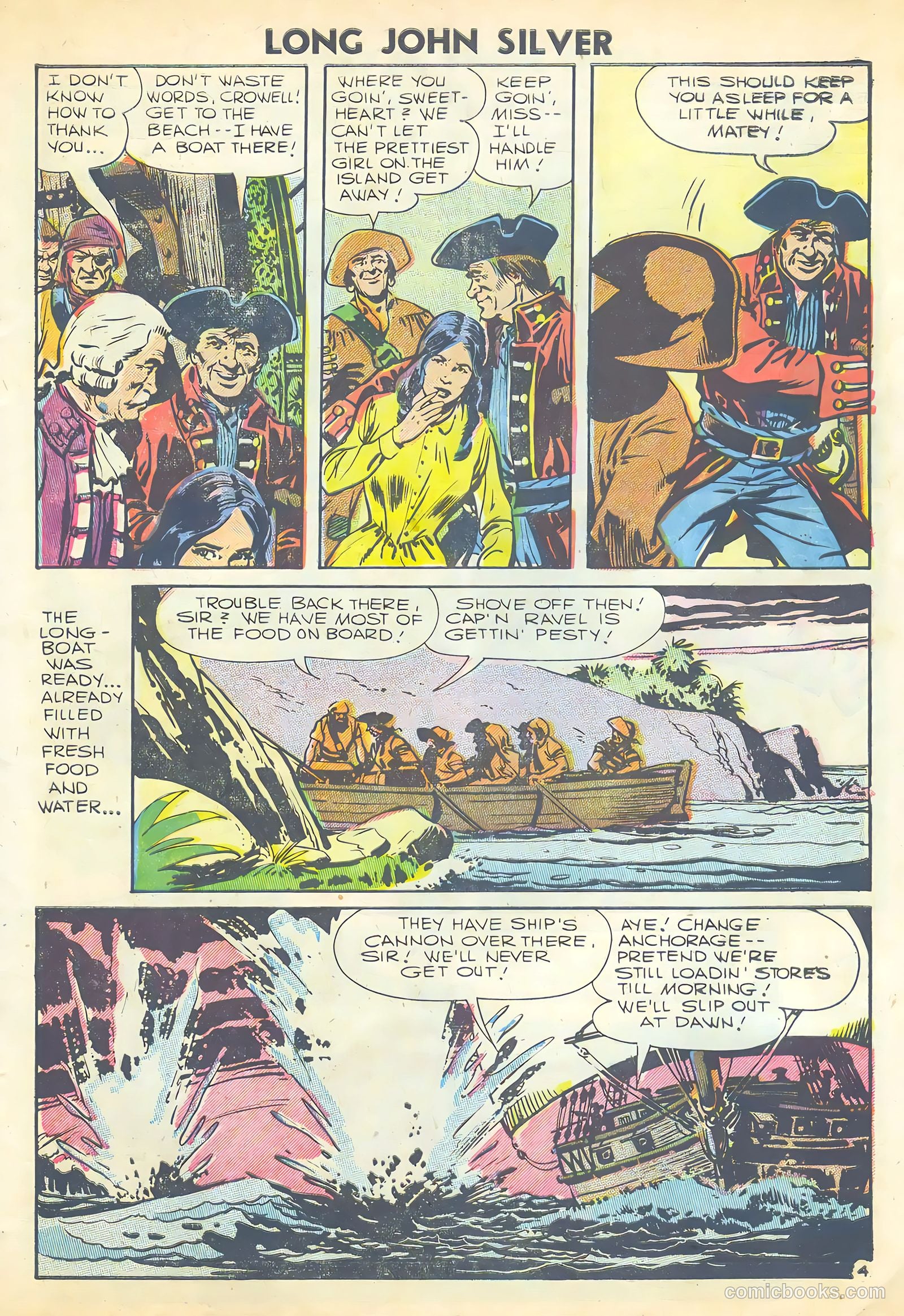 Long John Silver & the Pirates #31 (1956) — page 7 of 36
