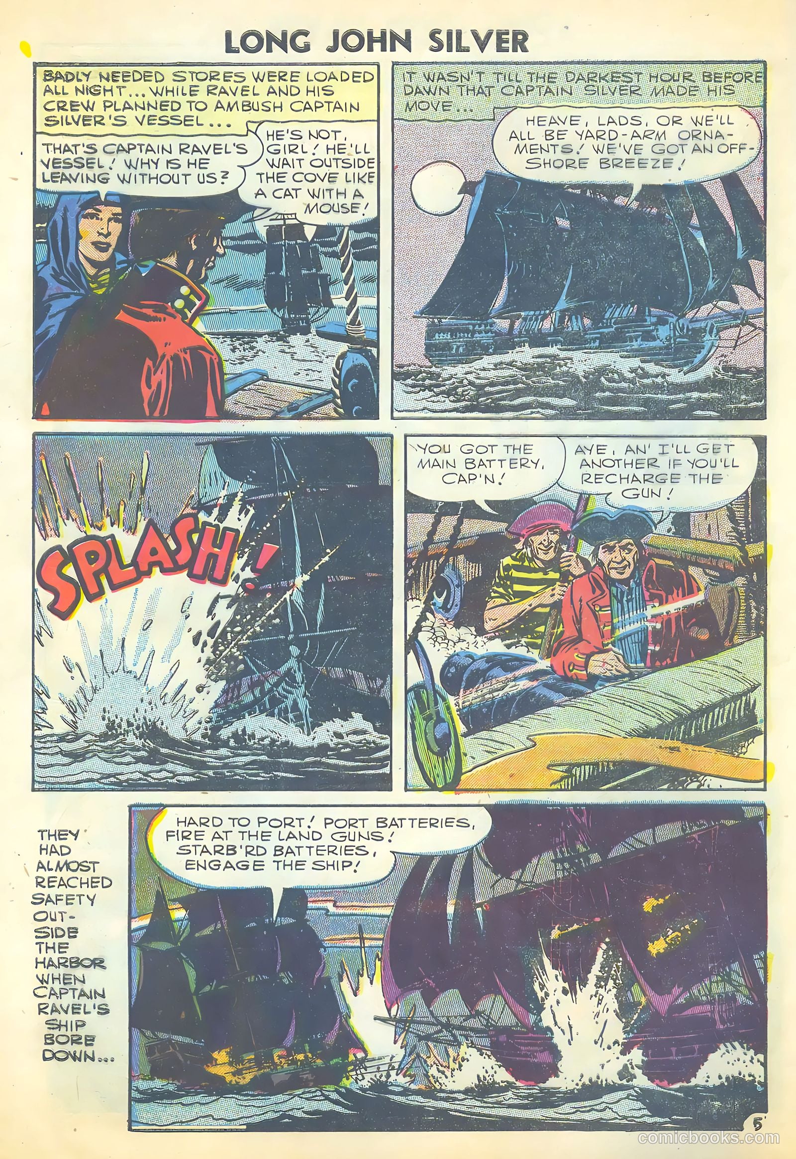 Long John Silver & the Pirates #31 (1956) — page 8 of 36