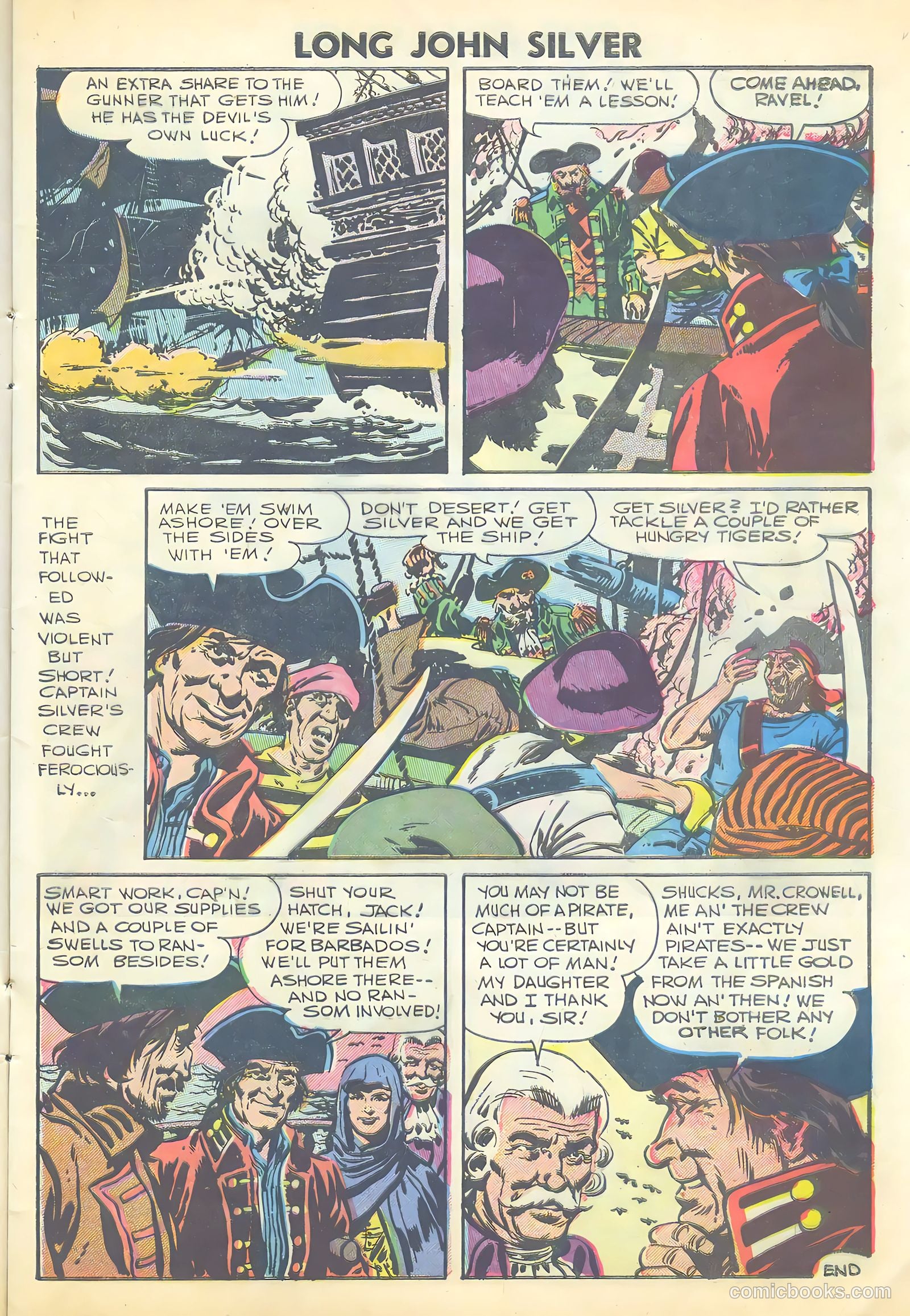 Long John Silver & the Pirates #31 (1956) — page 9 of 36
