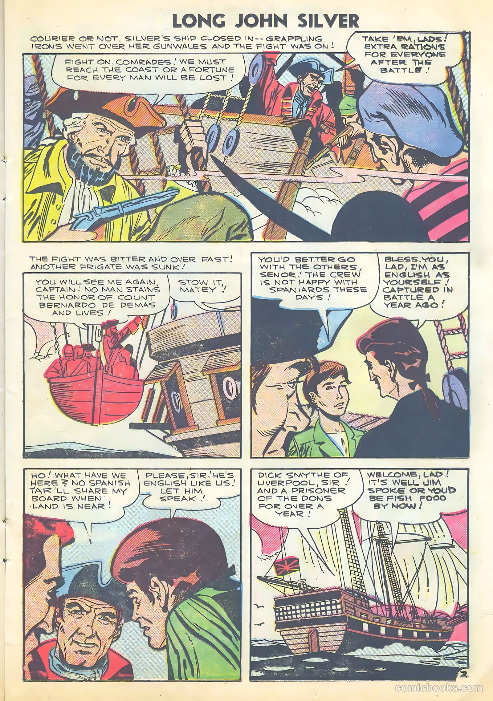 Long John Silver & the Pirates #31 (1956) — page 11 of 36