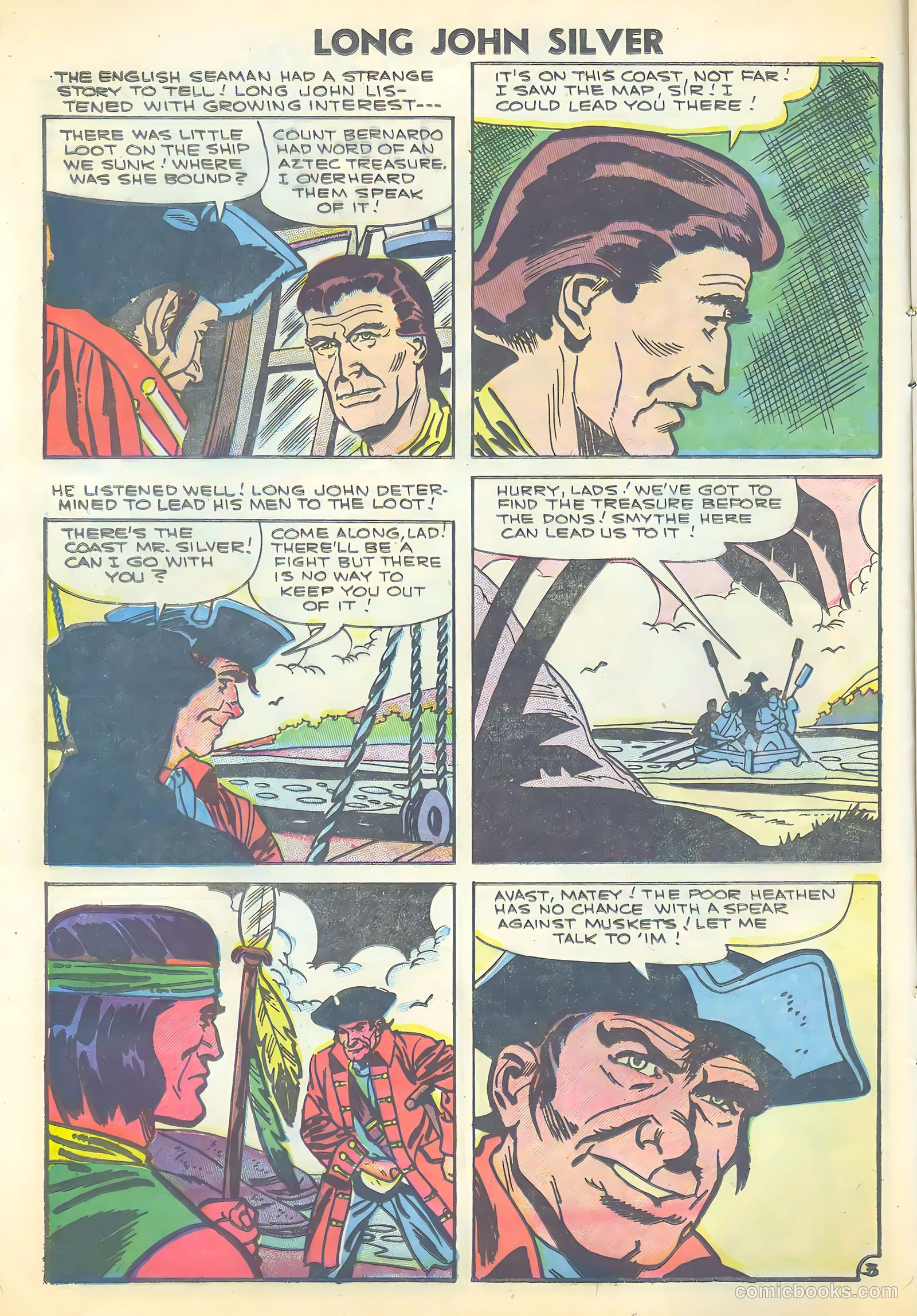 Long John Silver & the Pirates #31 (1956) — page 12 of 36