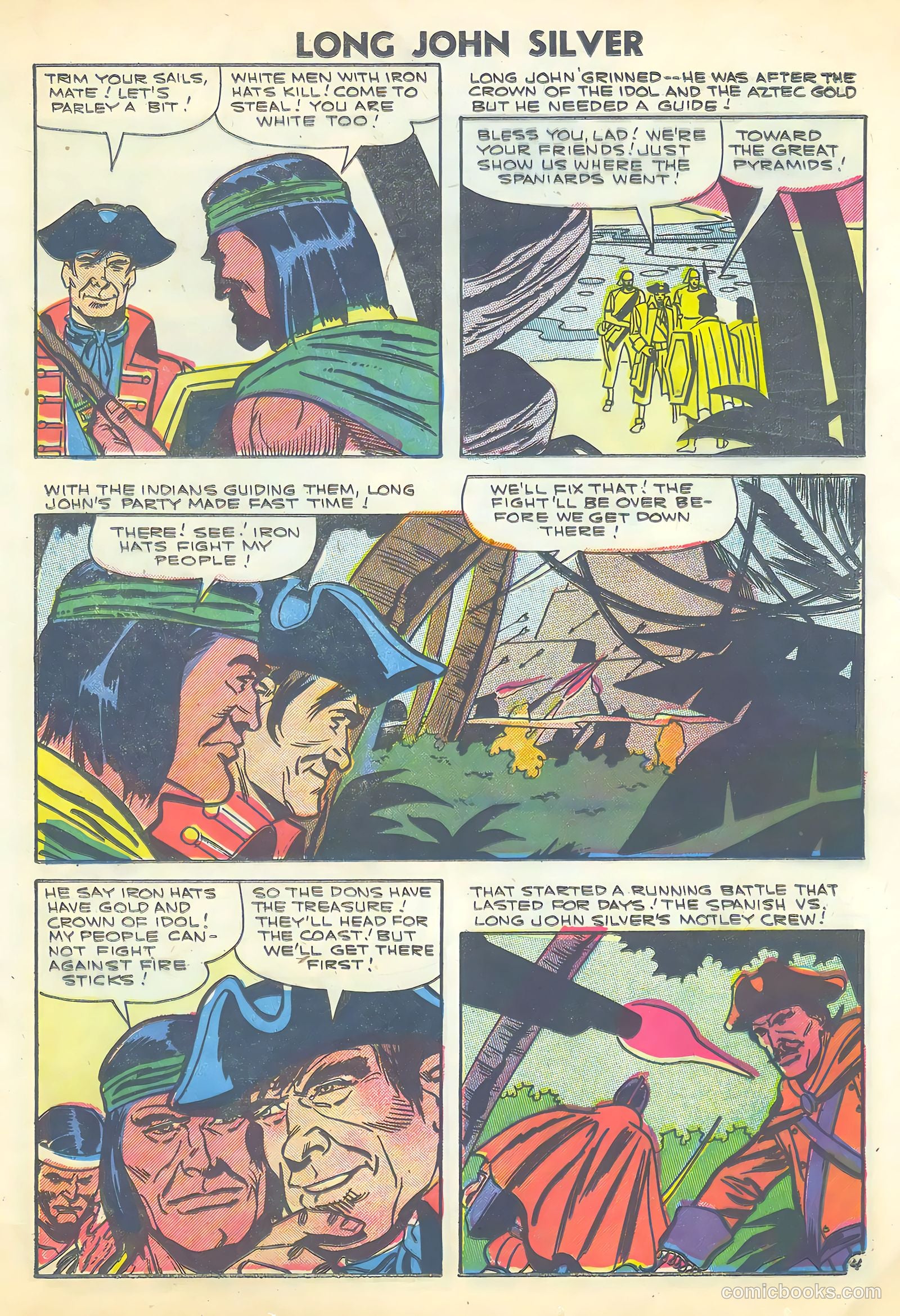 Long John Silver & the Pirates #31 (1956) — page 13 of 36