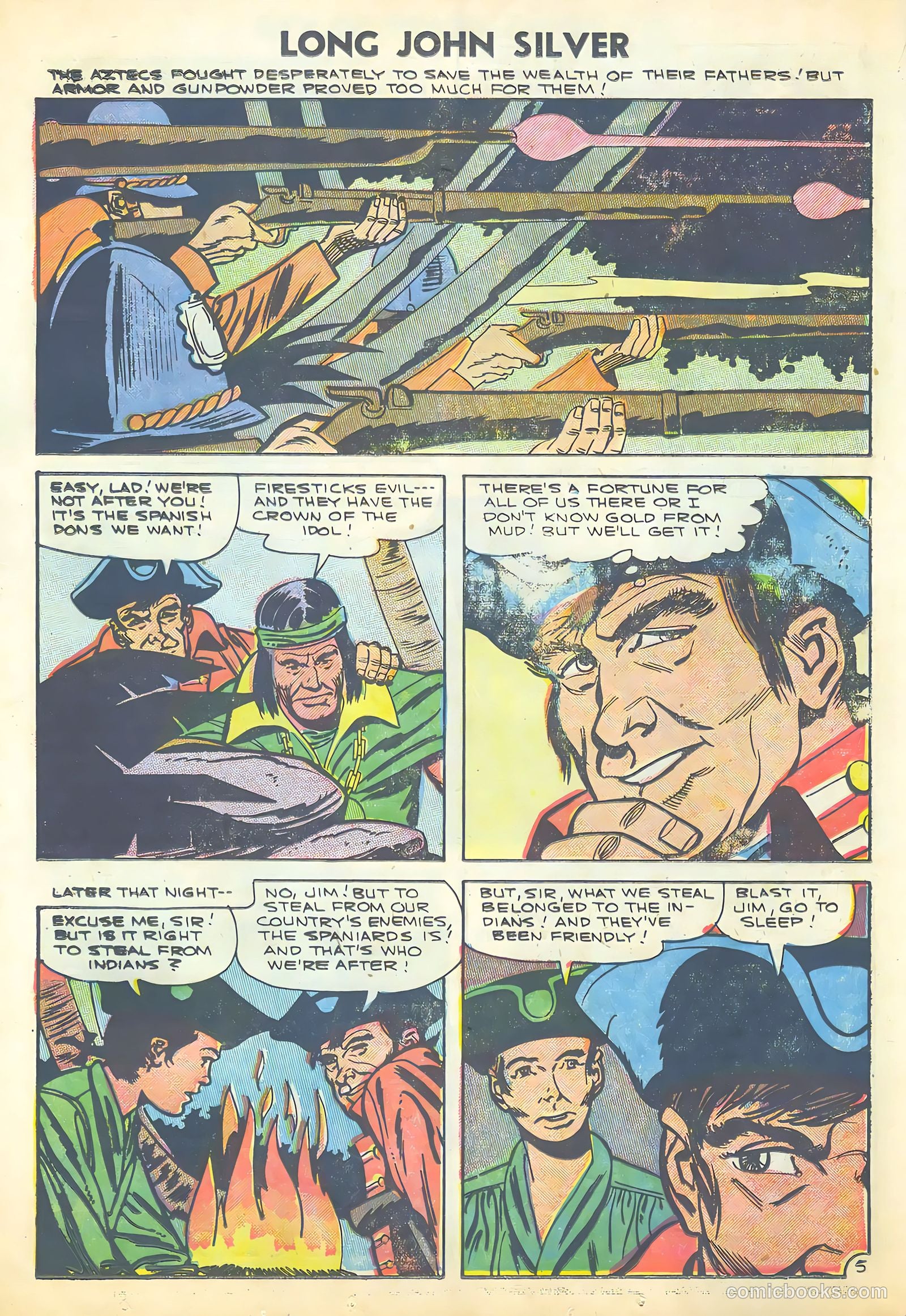 Long John Silver & the Pirates #31 (1956) — page 14 of 36