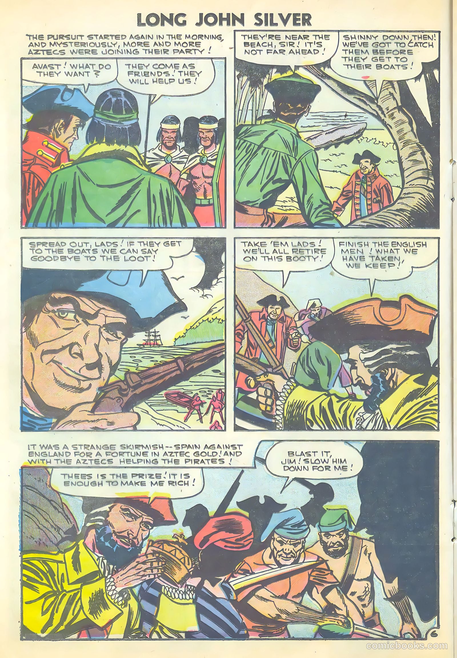 Long John Silver & the Pirates #31 (1956) — page 16 of 36