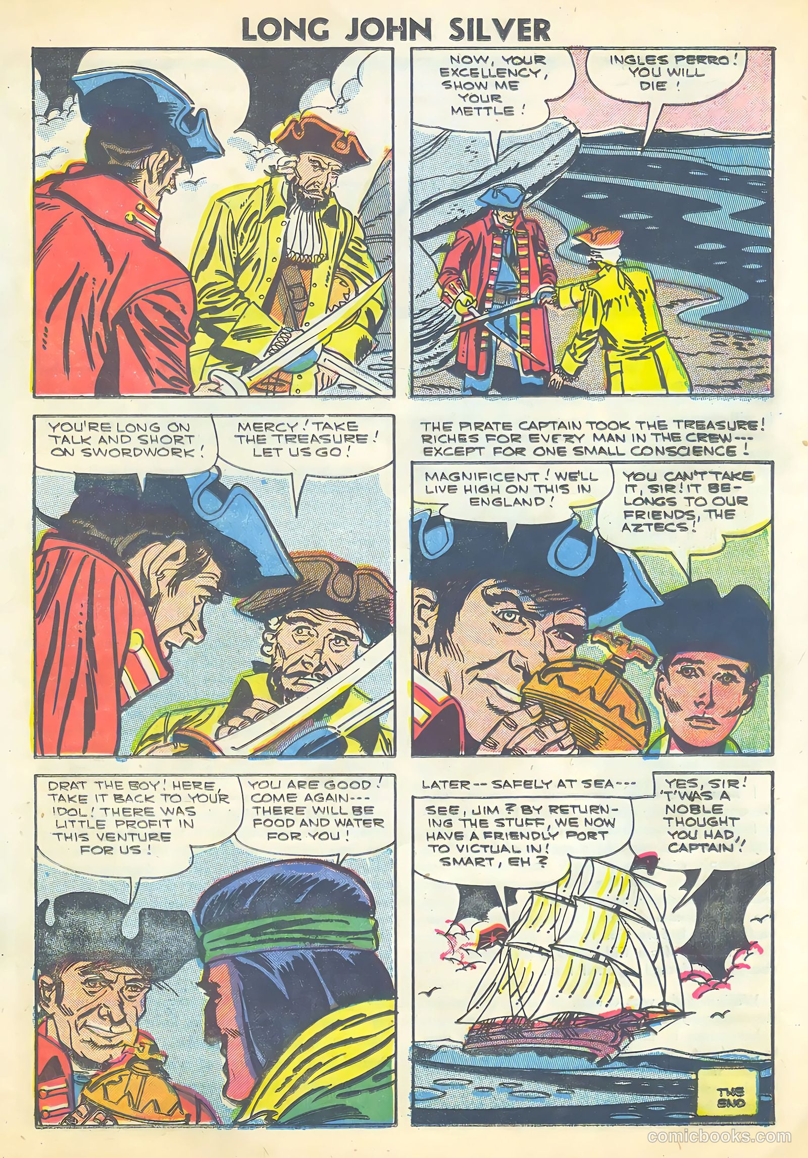 Long John Silver & the Pirates #31 (1956) — page 17 of 36