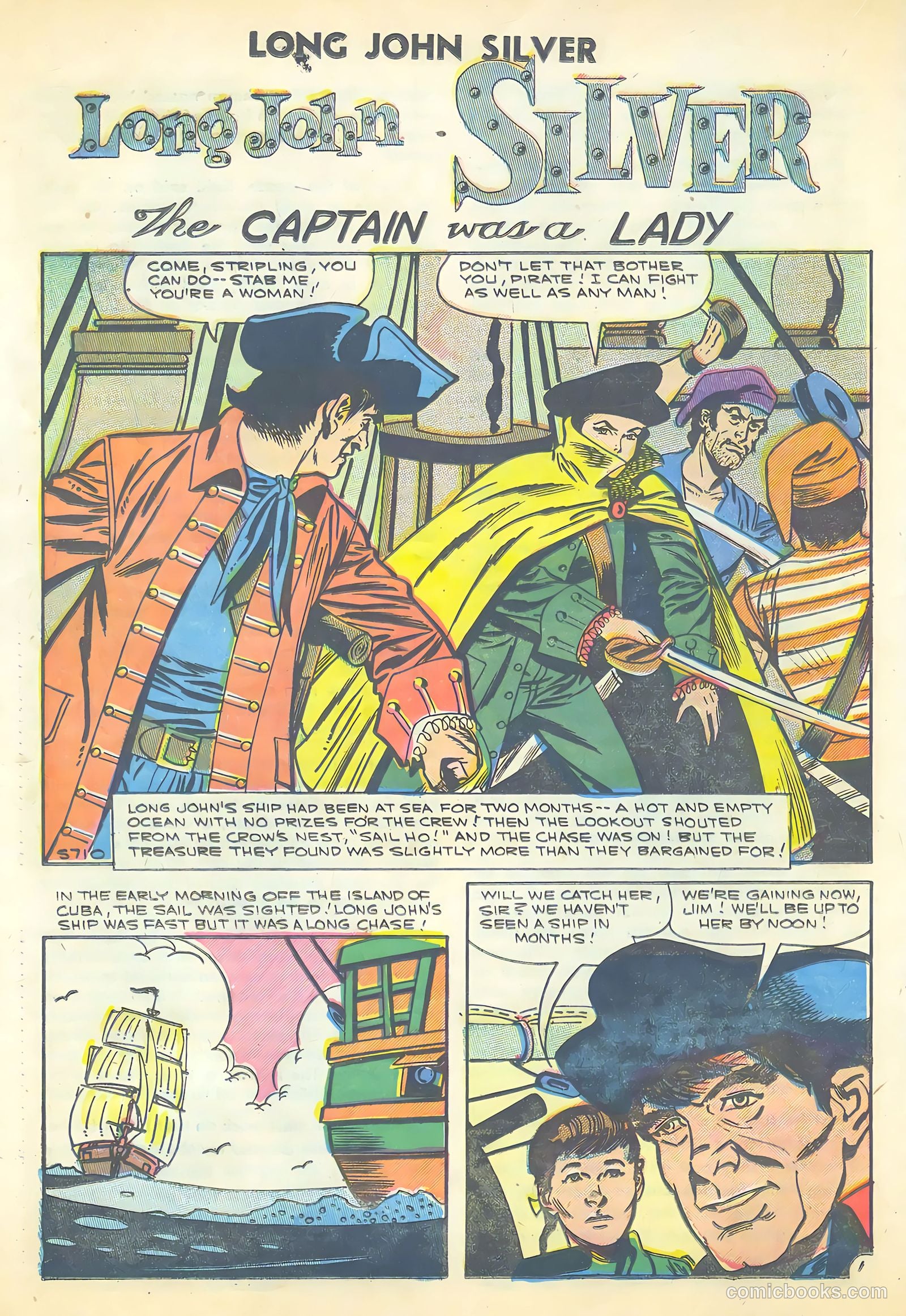 Long John Silver & the Pirates #31 (1956) — page 20 of 36