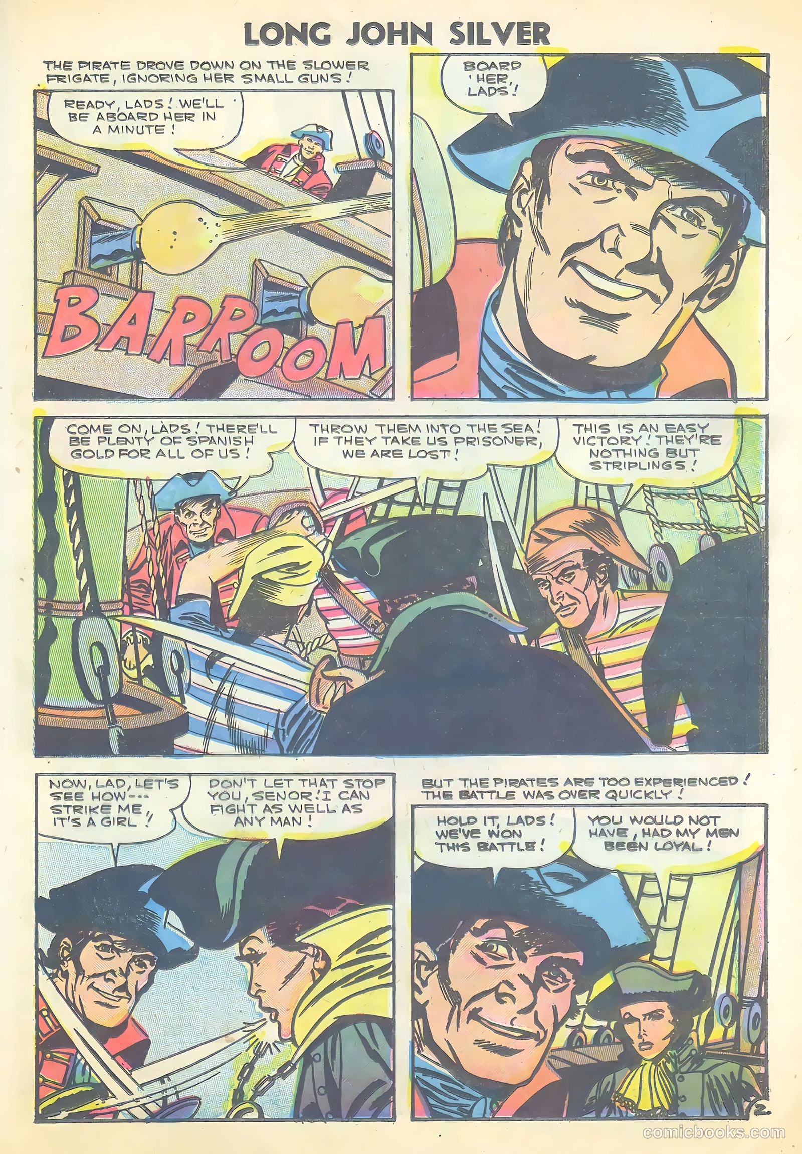 Long John Silver & the Pirates #31 (1956) — page 21 of 36