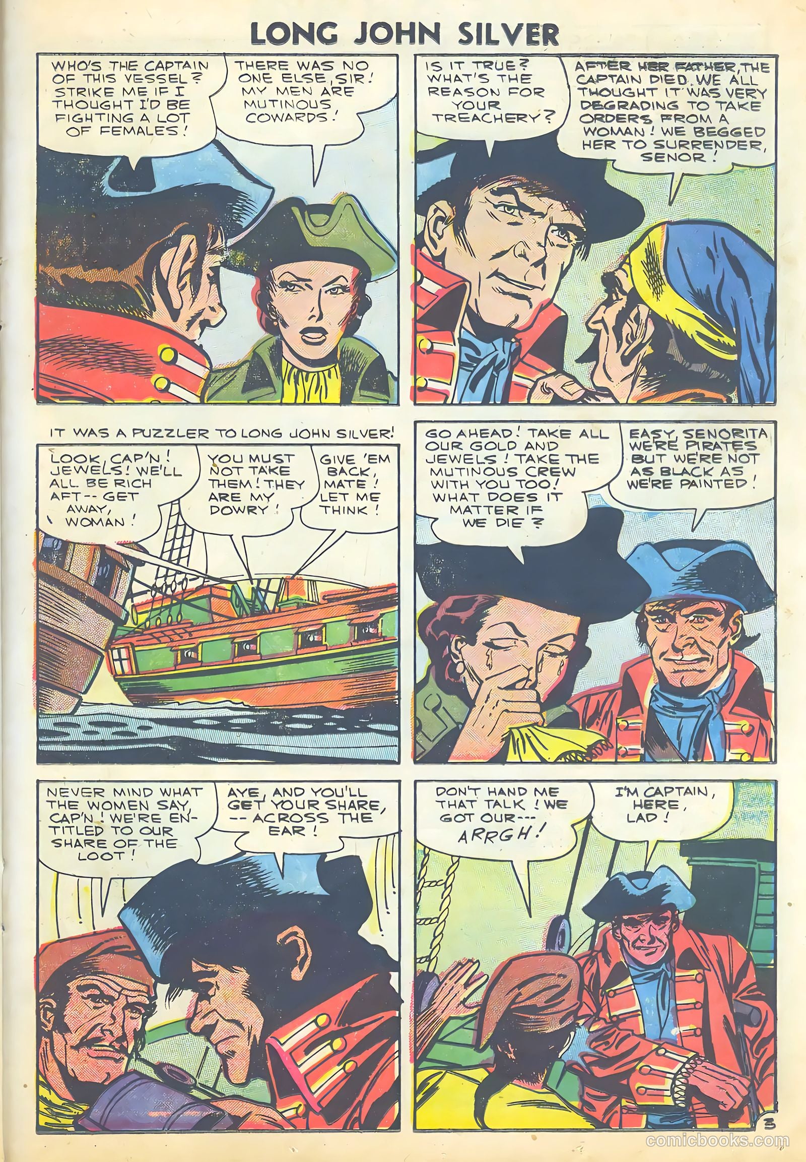 Long John Silver & the Pirates #31 (1956) — page 23 of 36