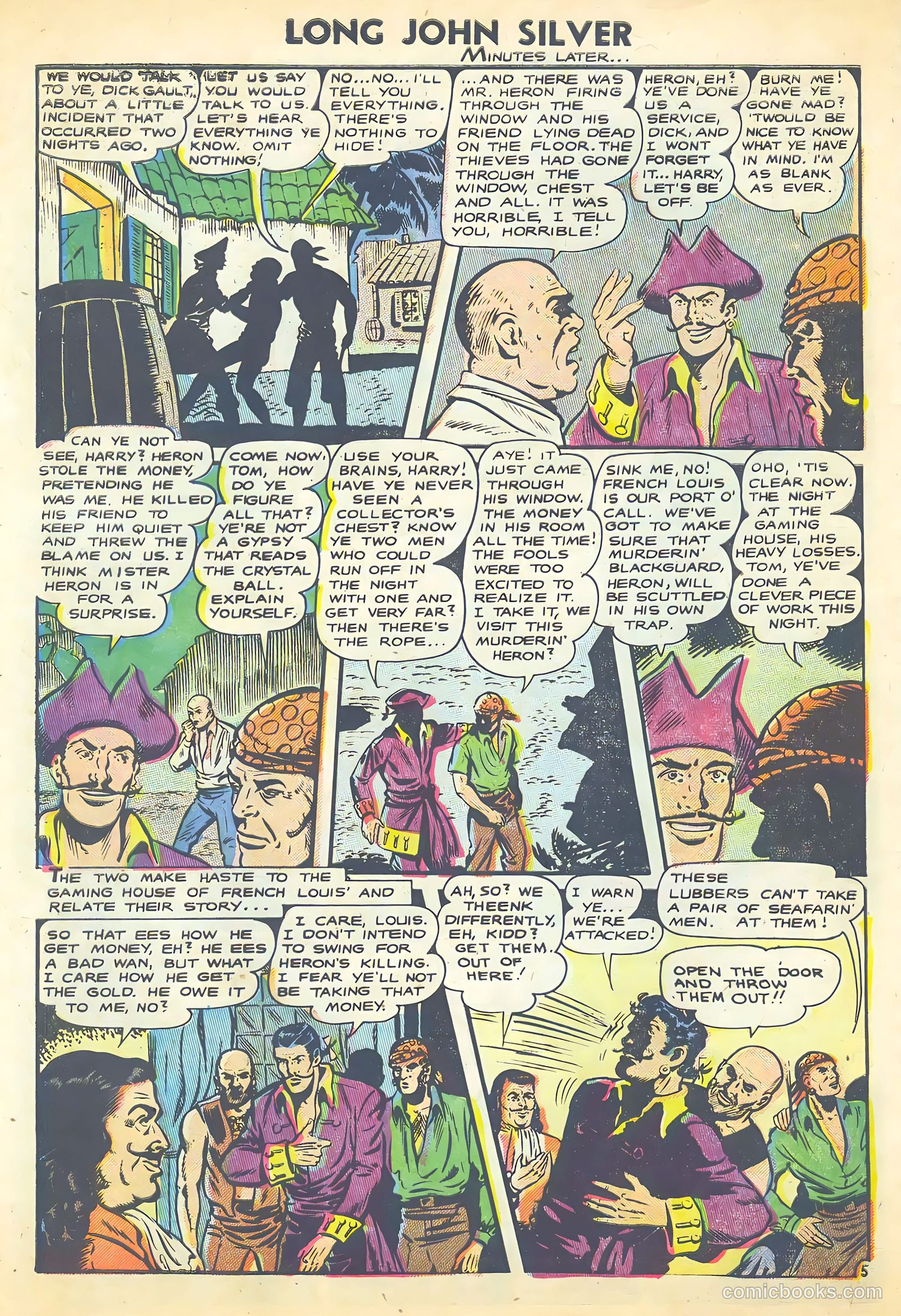 Long John Silver & the Pirates #31 (1956) — page 30 of 36