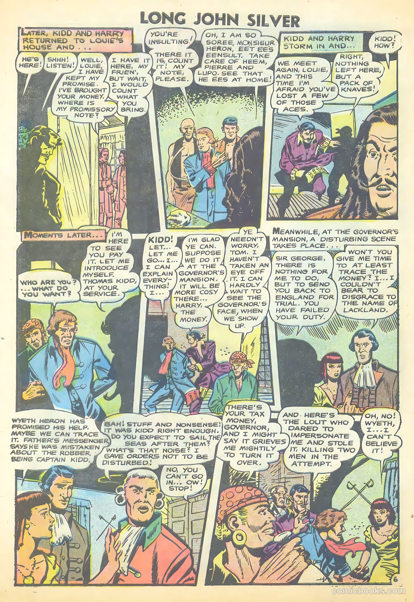 Long John Silver & the Pirates #31 (1956) — page 32 of 36