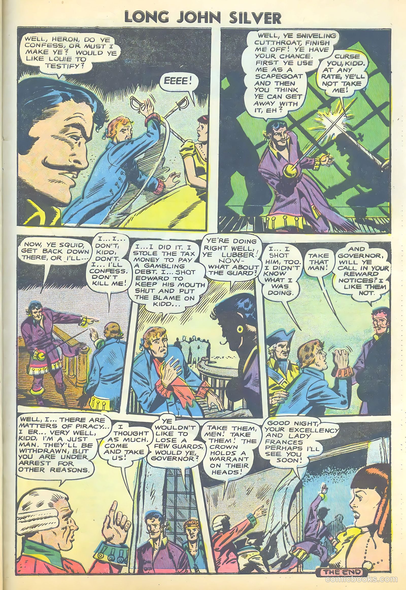 Long John Silver & the Pirates #31 (1956) — page 33 of 36