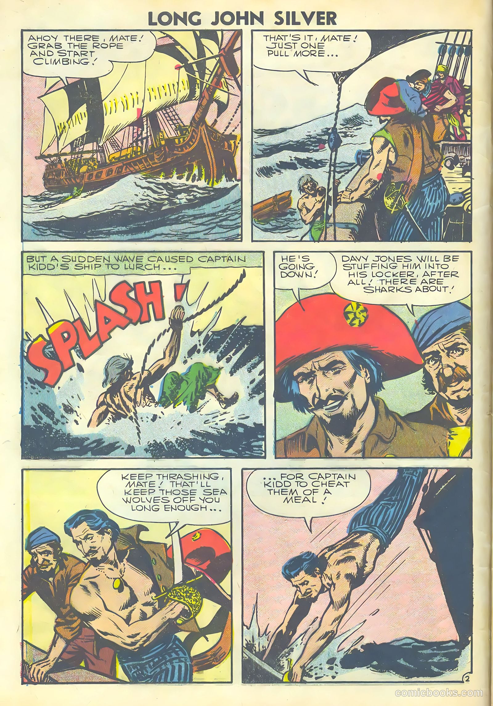 Long John Silver & the Pirates #32 (1957) — page 4 of 36