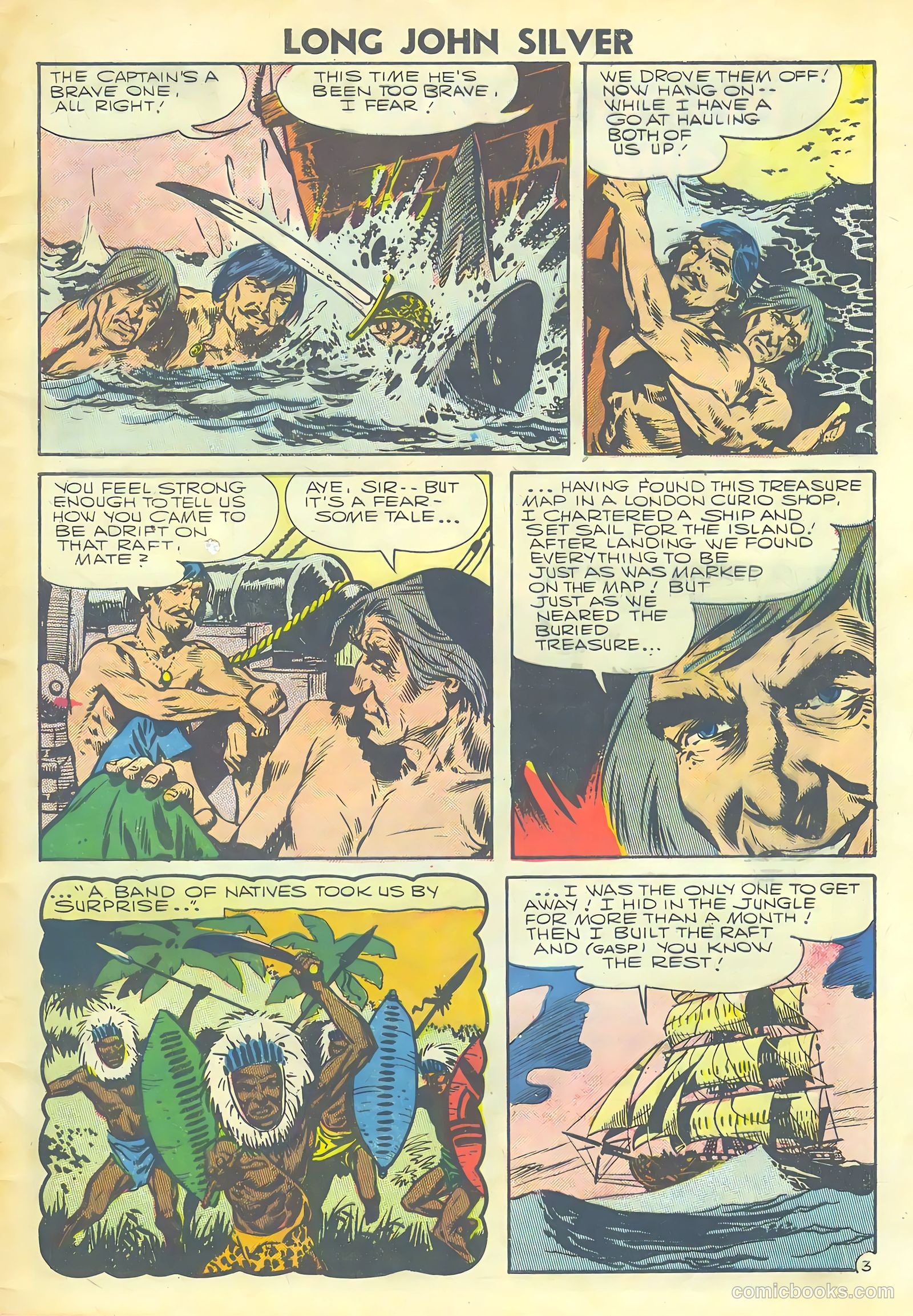 Long John Silver & the Pirates #32 (1957) — page 5 of 36