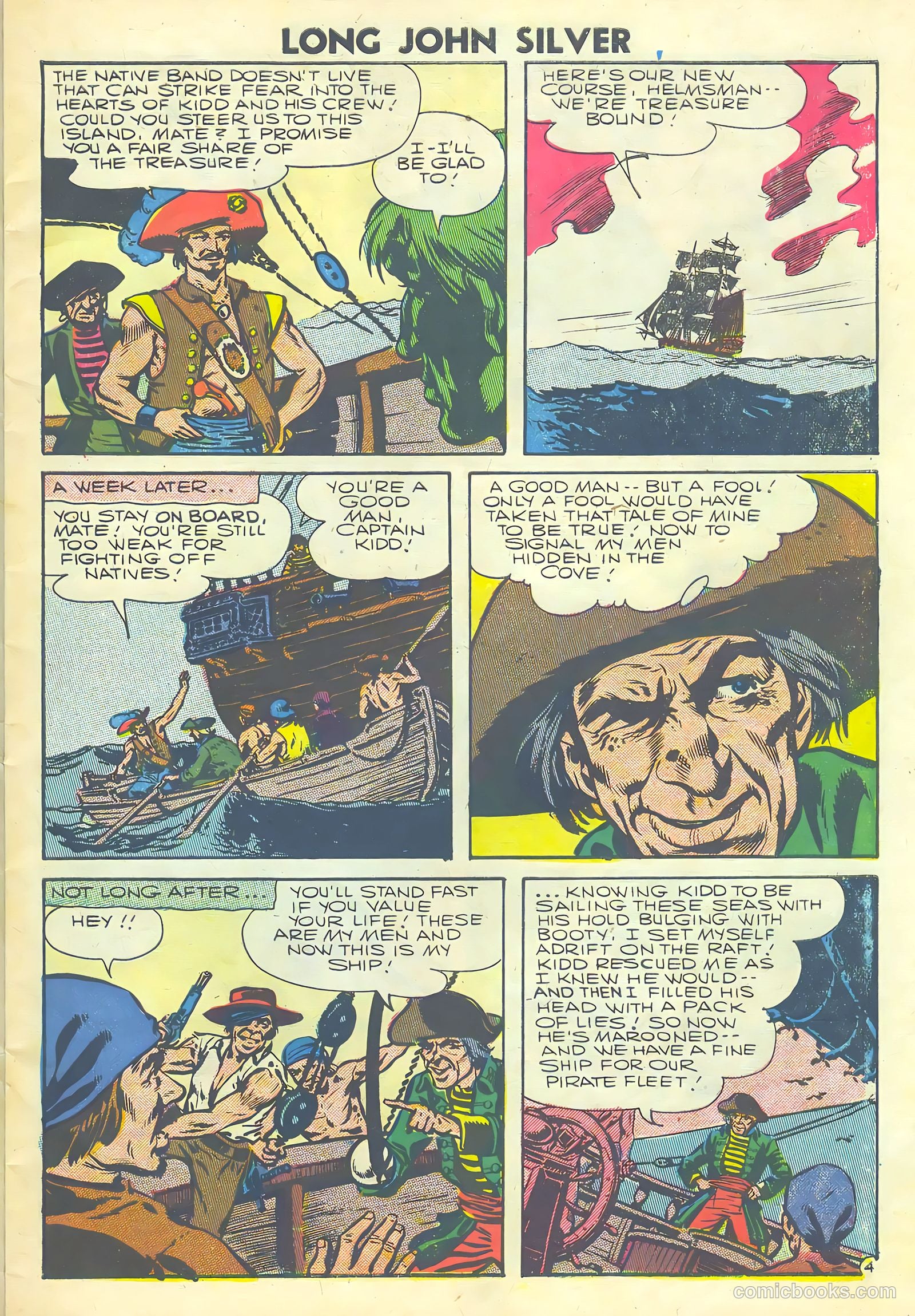 Long John Silver & the Pirates #32 (1957) — page 7 of 36