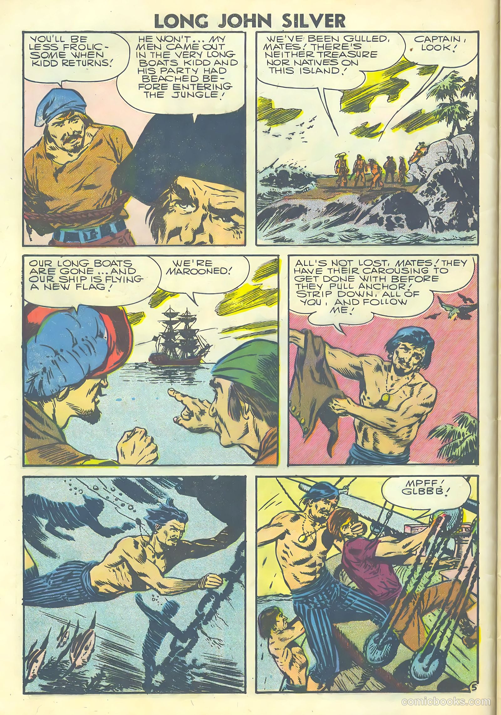 Long John Silver & the Pirates #32 (1957) — page 8 of 36