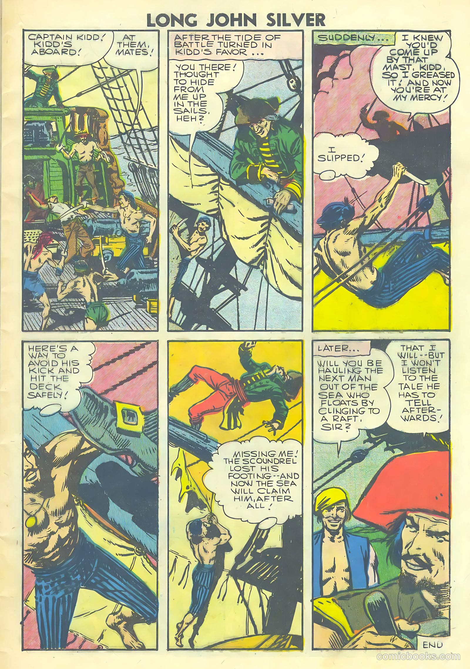 Long John Silver & the Pirates #32 (1957) — page 9 of 36