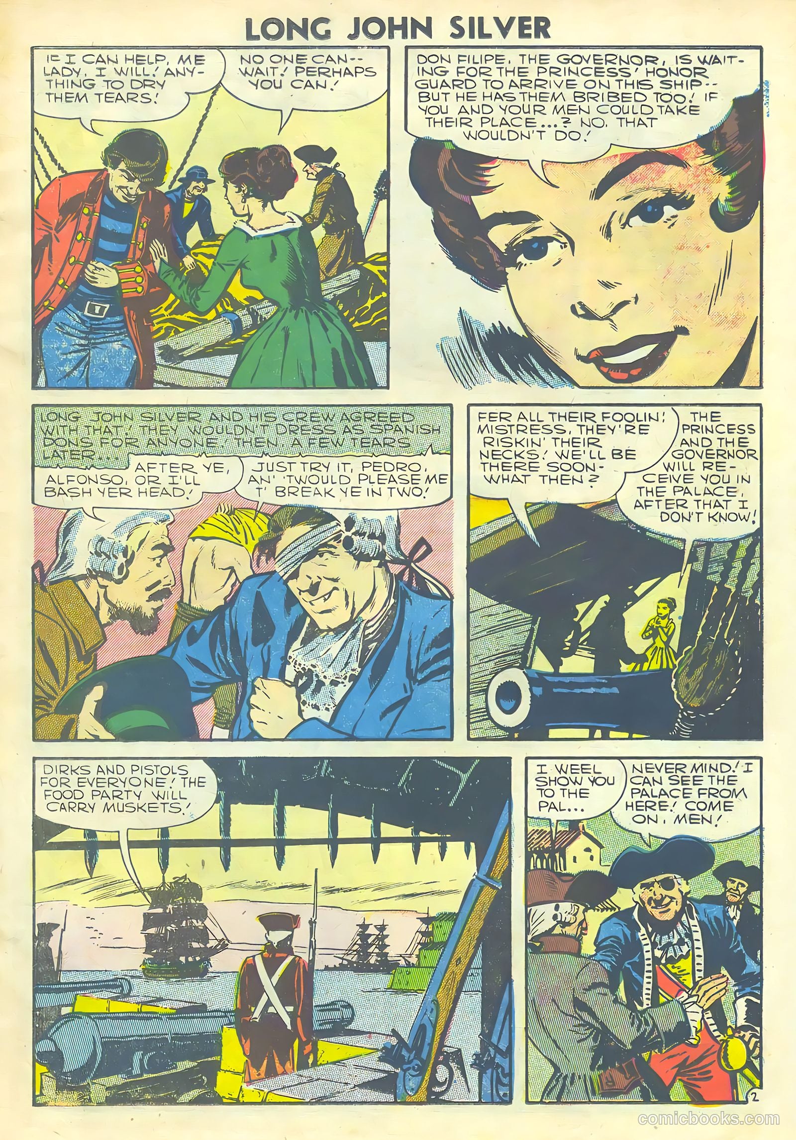 Long John Silver & the Pirates #32 (1957) — page 11 of 36