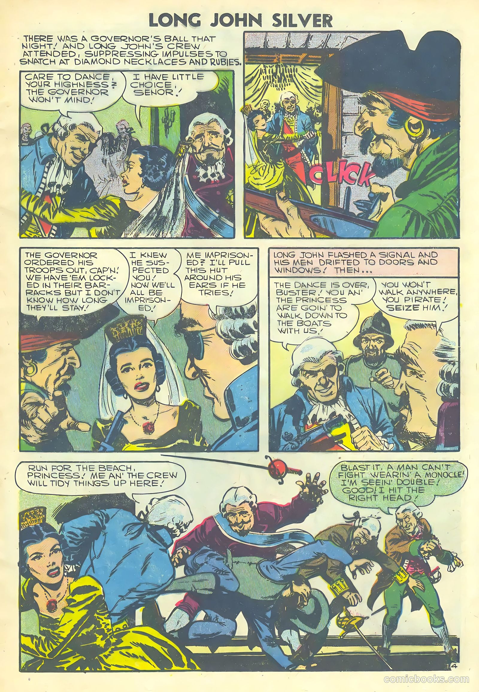 Long John Silver & the Pirates #32 (1957) — page 13 of 36