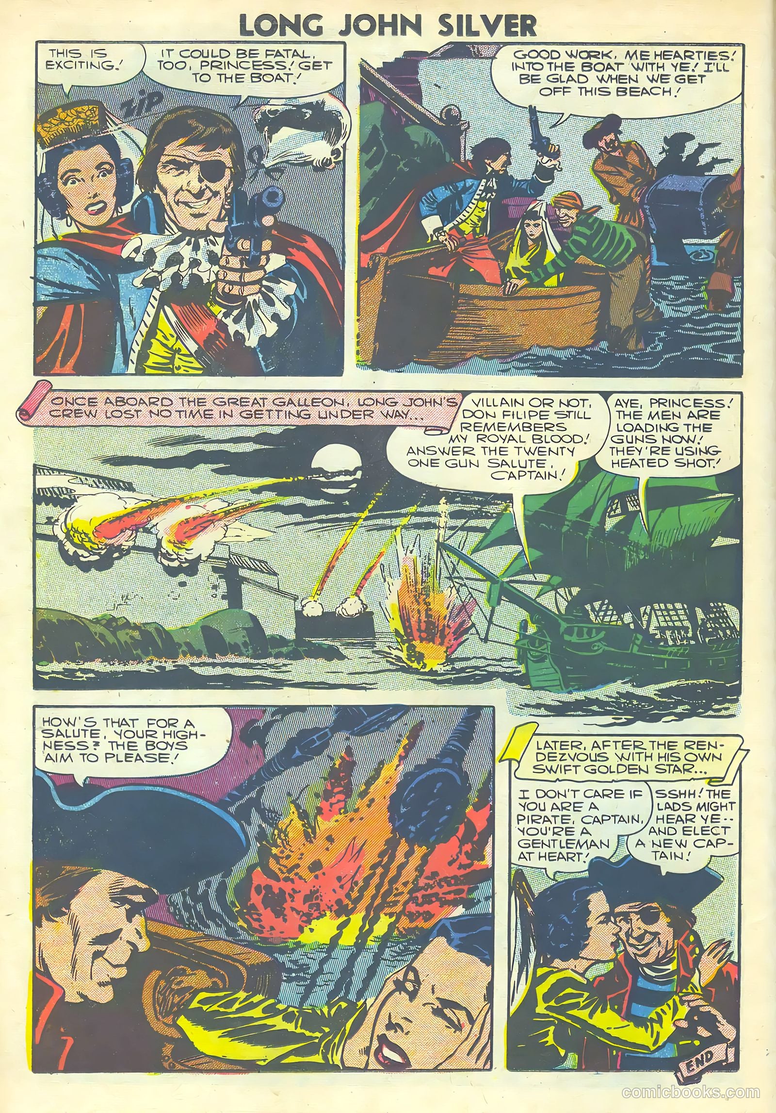 Long John Silver & the Pirates #32 (1957) — page 14 of 36