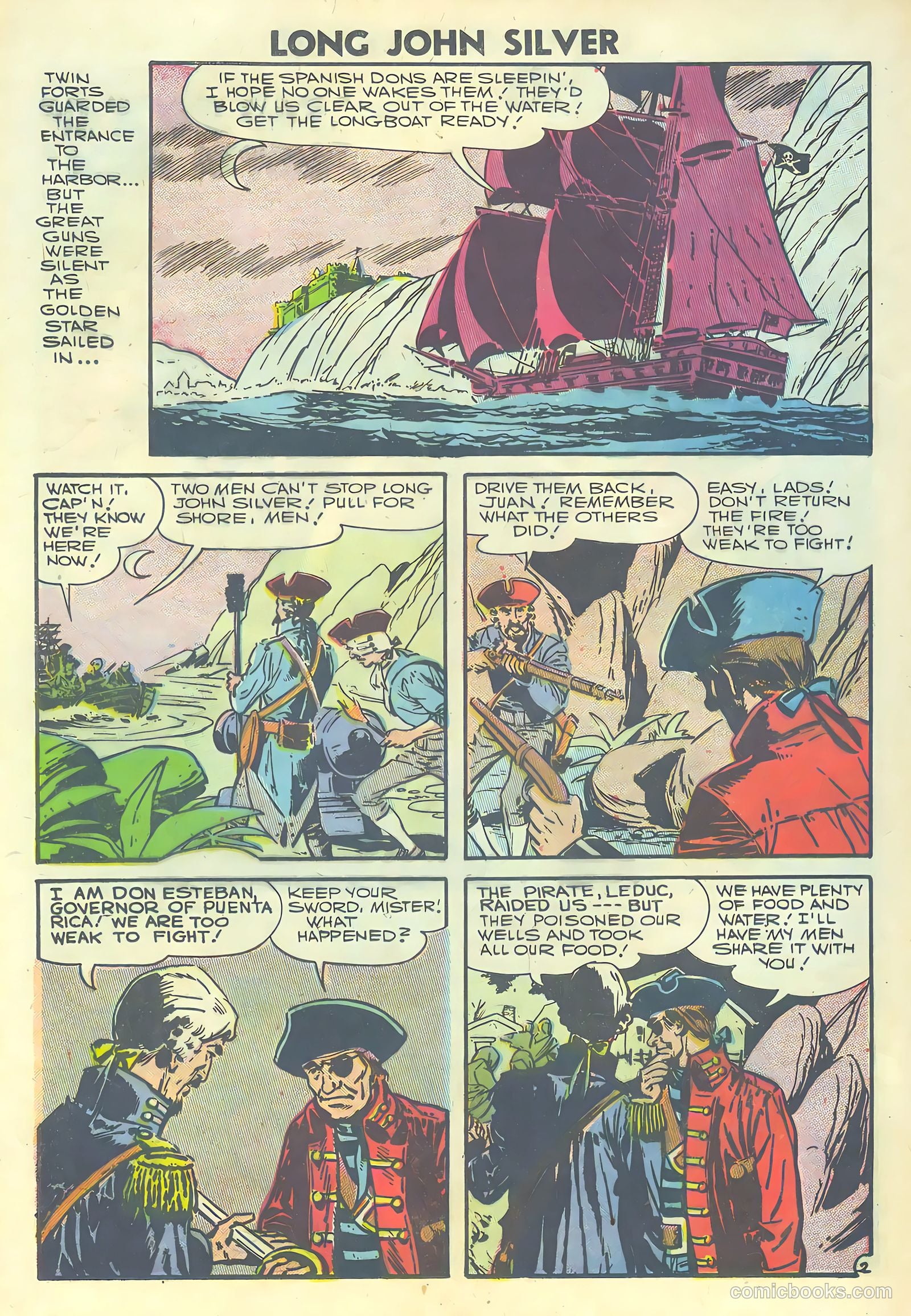 Long John Silver & the Pirates #32 (1957) — page 20 of 36