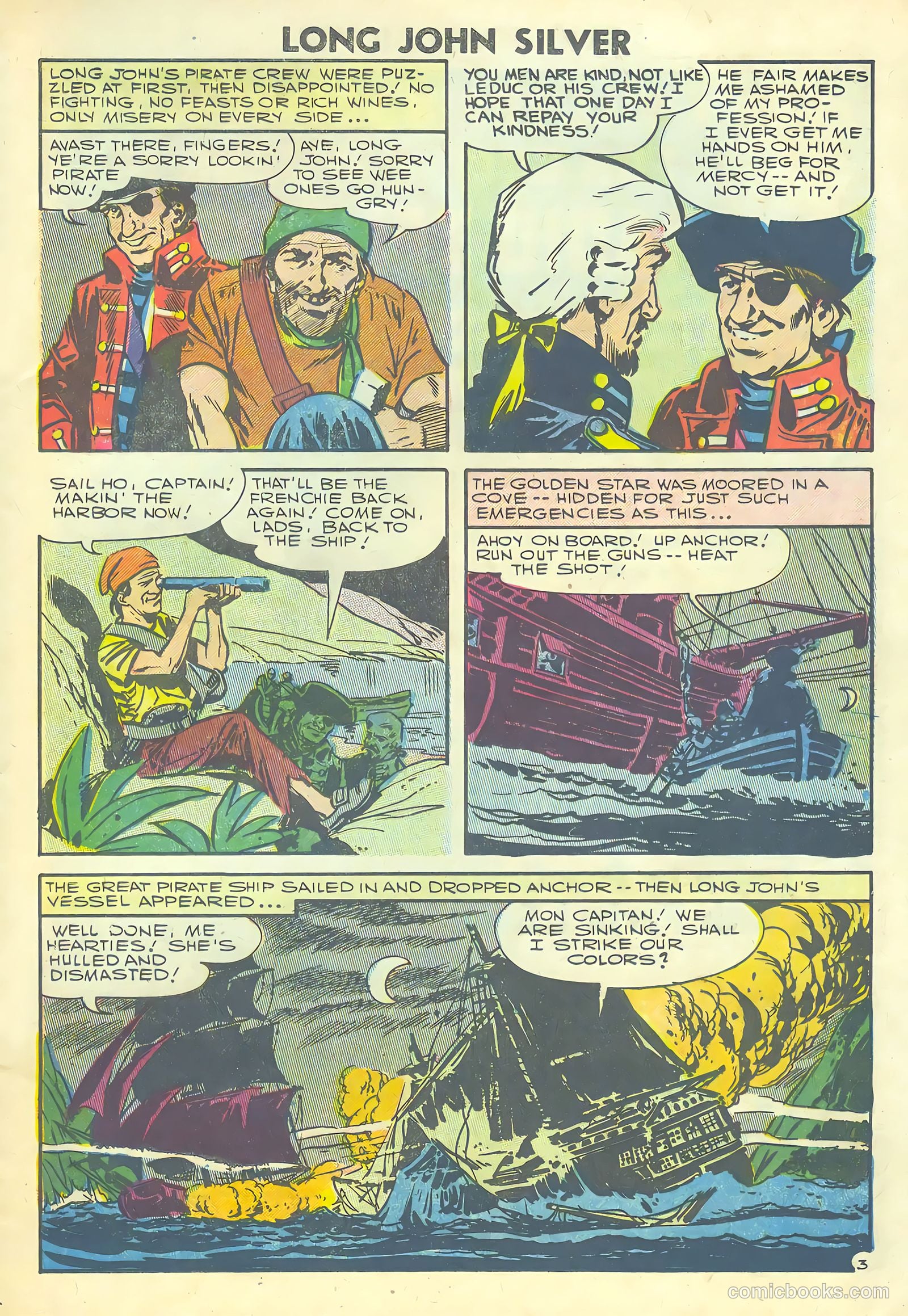 Long John Silver & the Pirates #32 (1957) — page 21 of 36