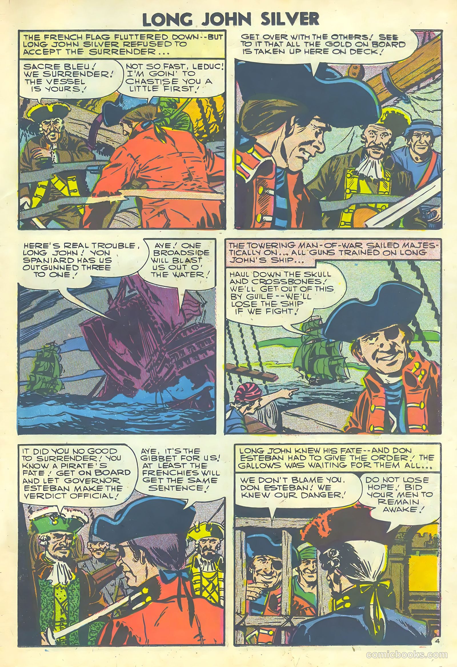 Long John Silver & the Pirates #32 (1957) — page 23 of 36