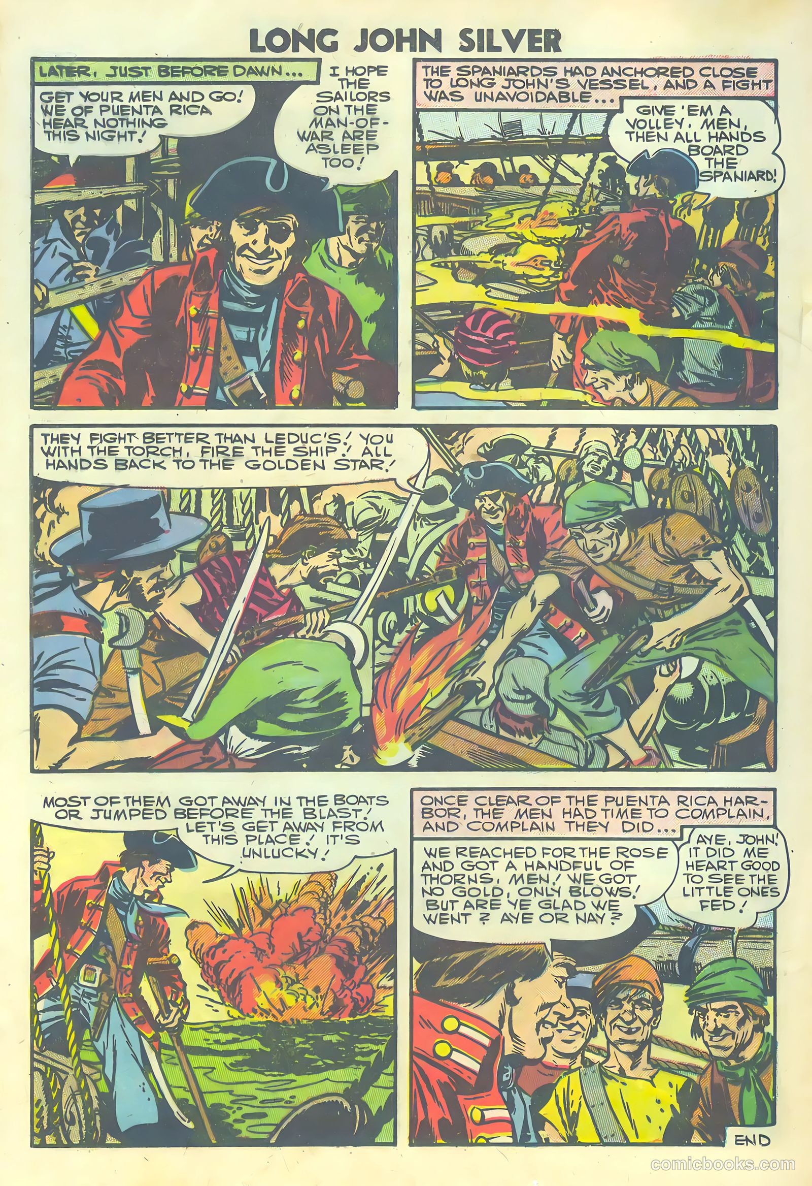 Long John Silver & the Pirates #32 (1957) — page 24 of 36