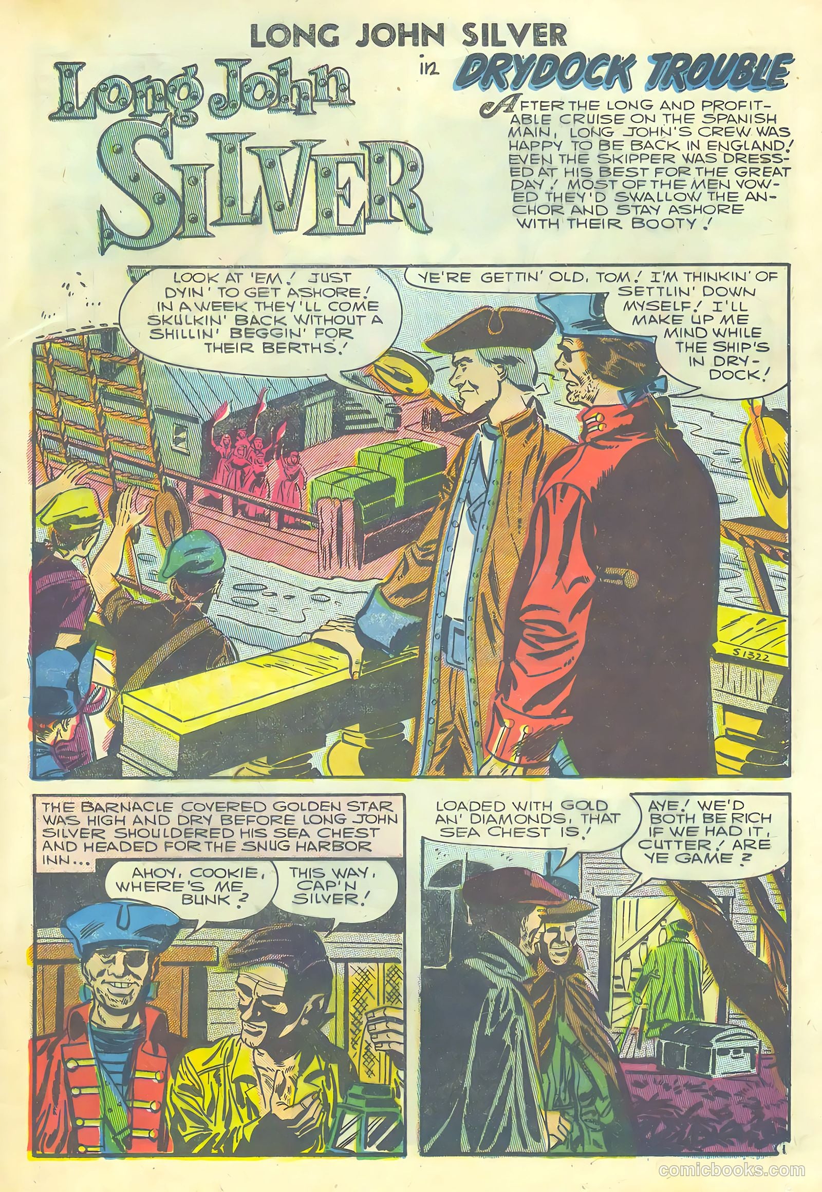 Long John Silver & the Pirates #32 (1957) — page 25 of 36