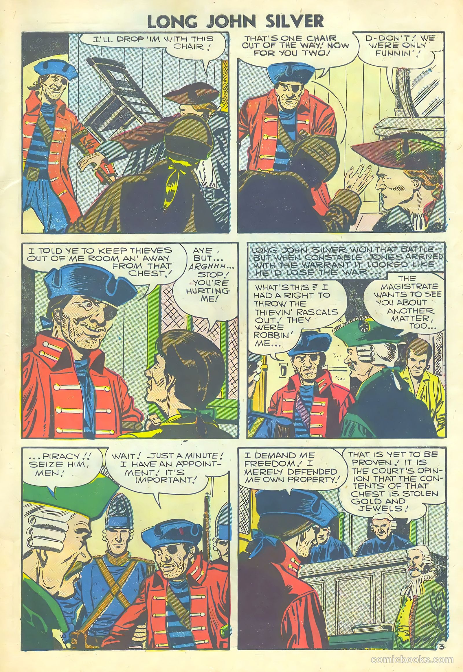 Long John Silver & the Pirates #32 (1957) — page 27 of 36