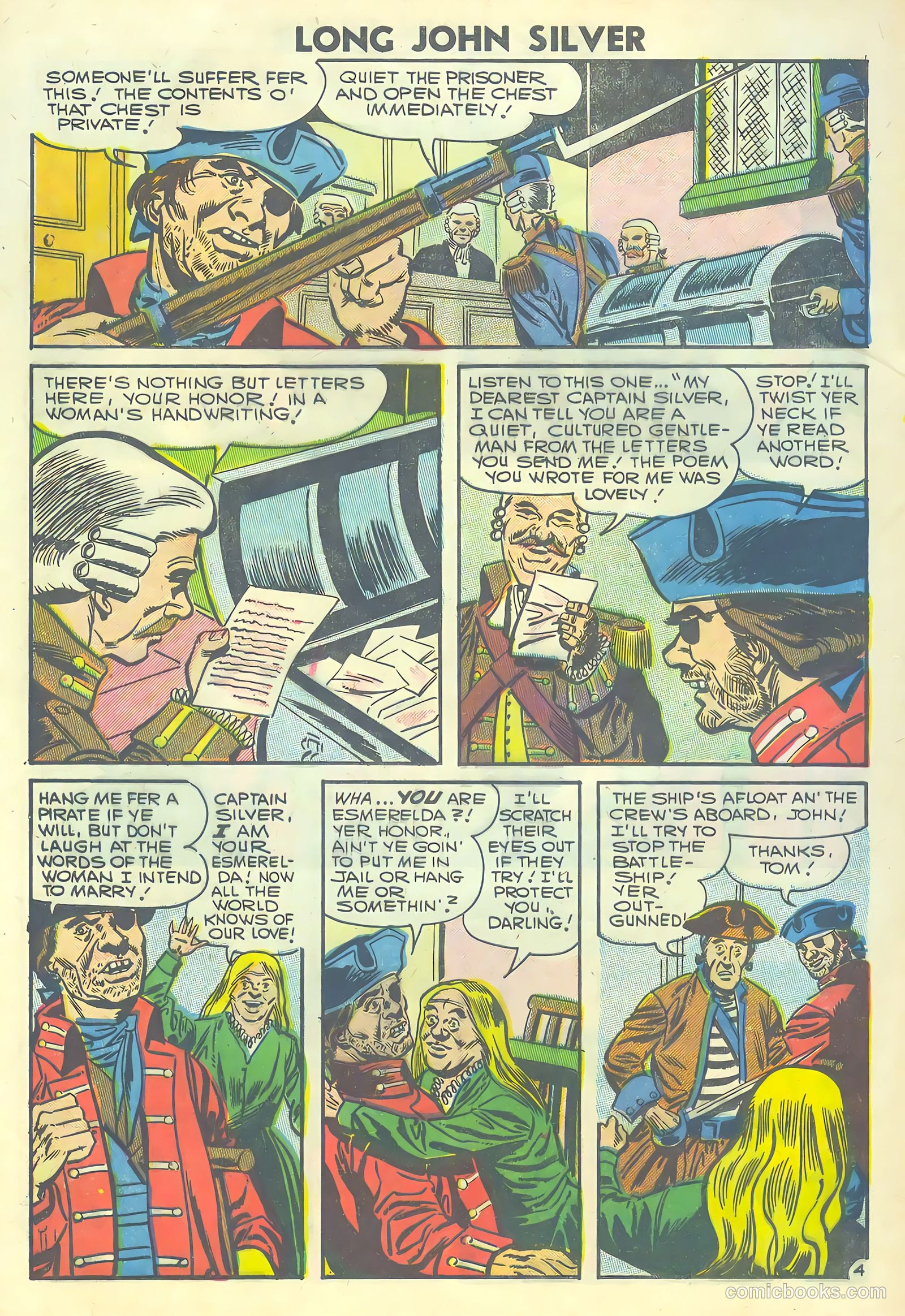 Long John Silver & the Pirates #32 (1957) — page 28 of 36