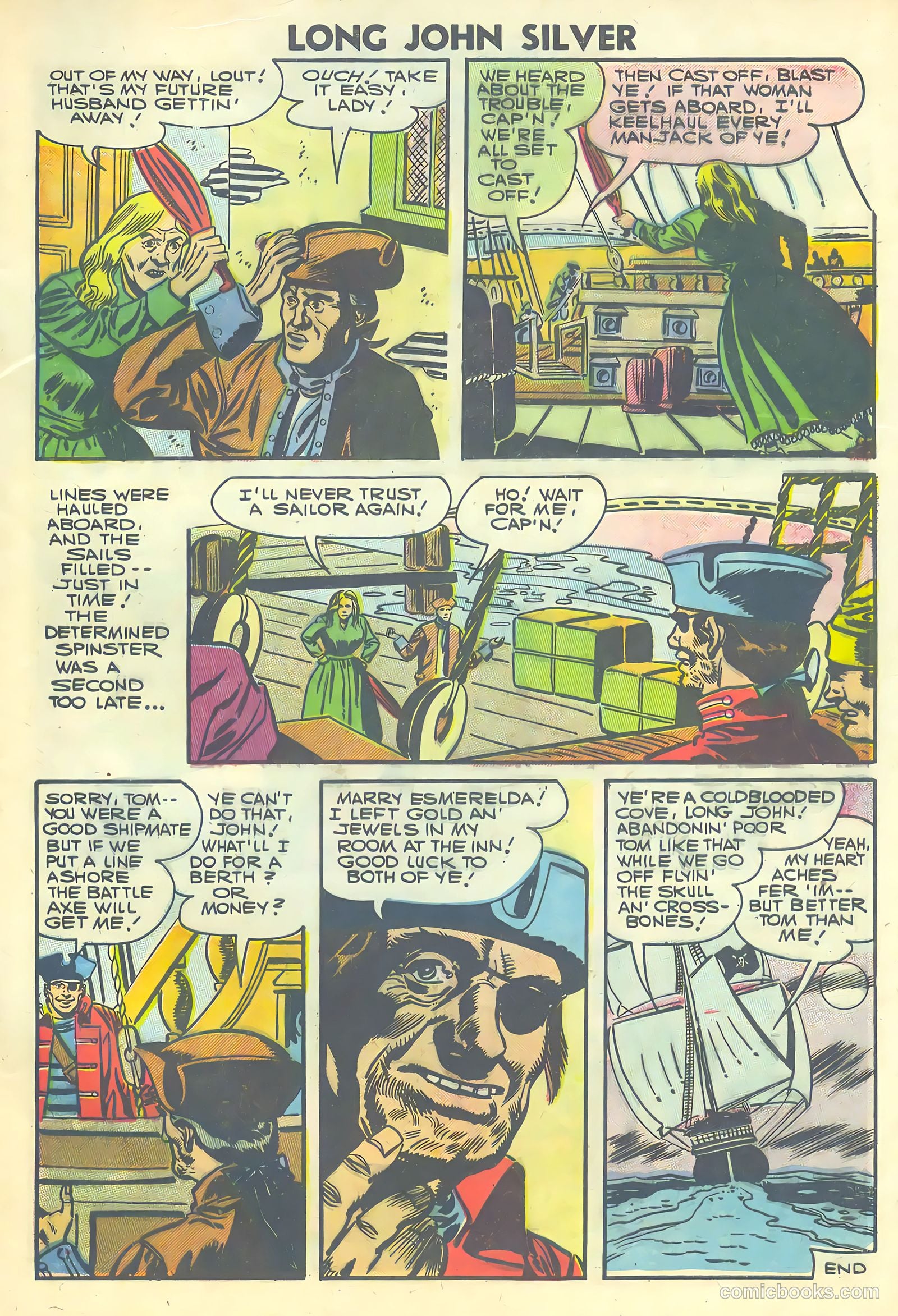 Long John Silver & the Pirates #32 (1957) — page 29 of 36