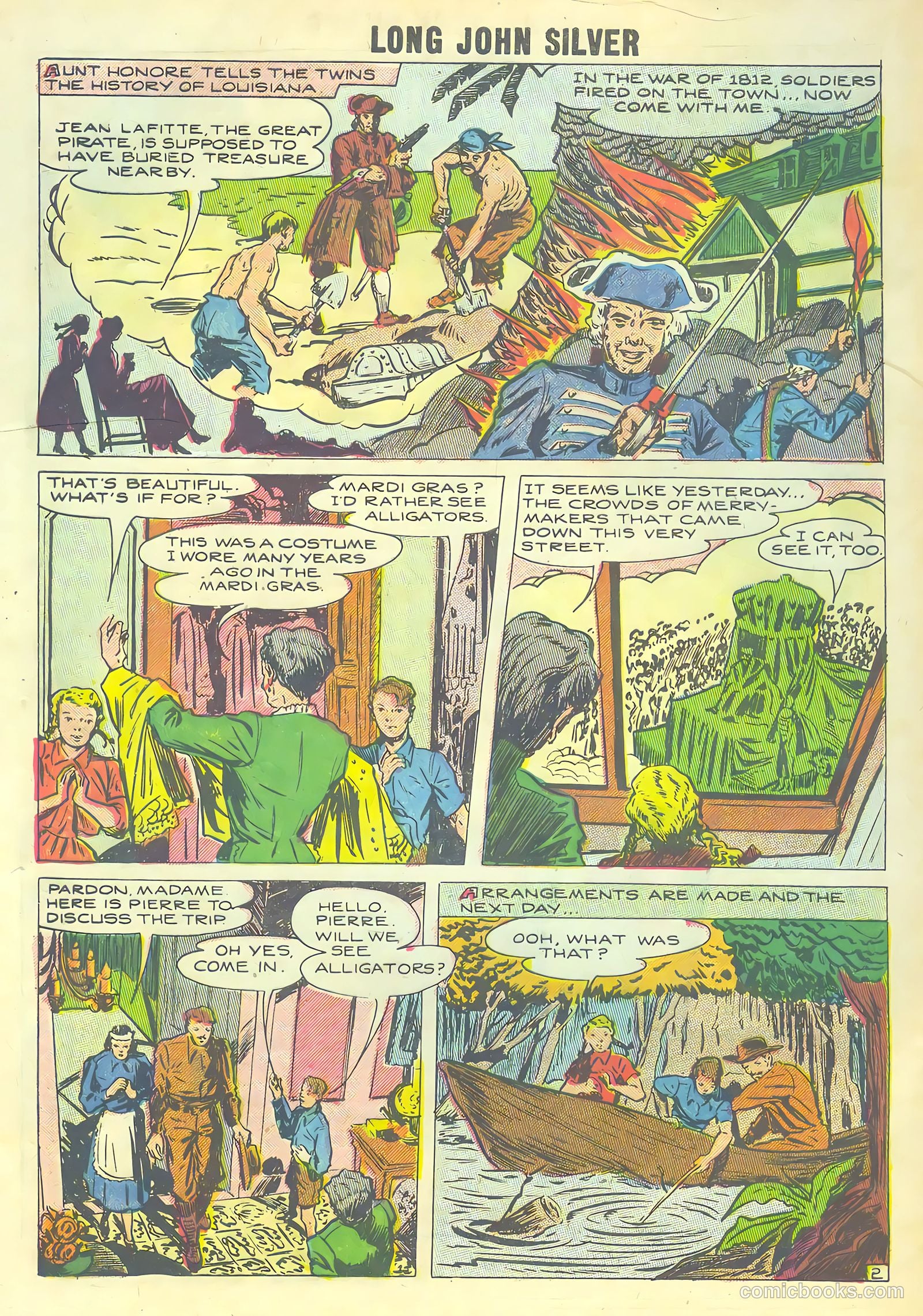 Long John Silver & the Pirates #32 (1957) — page 32 of 36