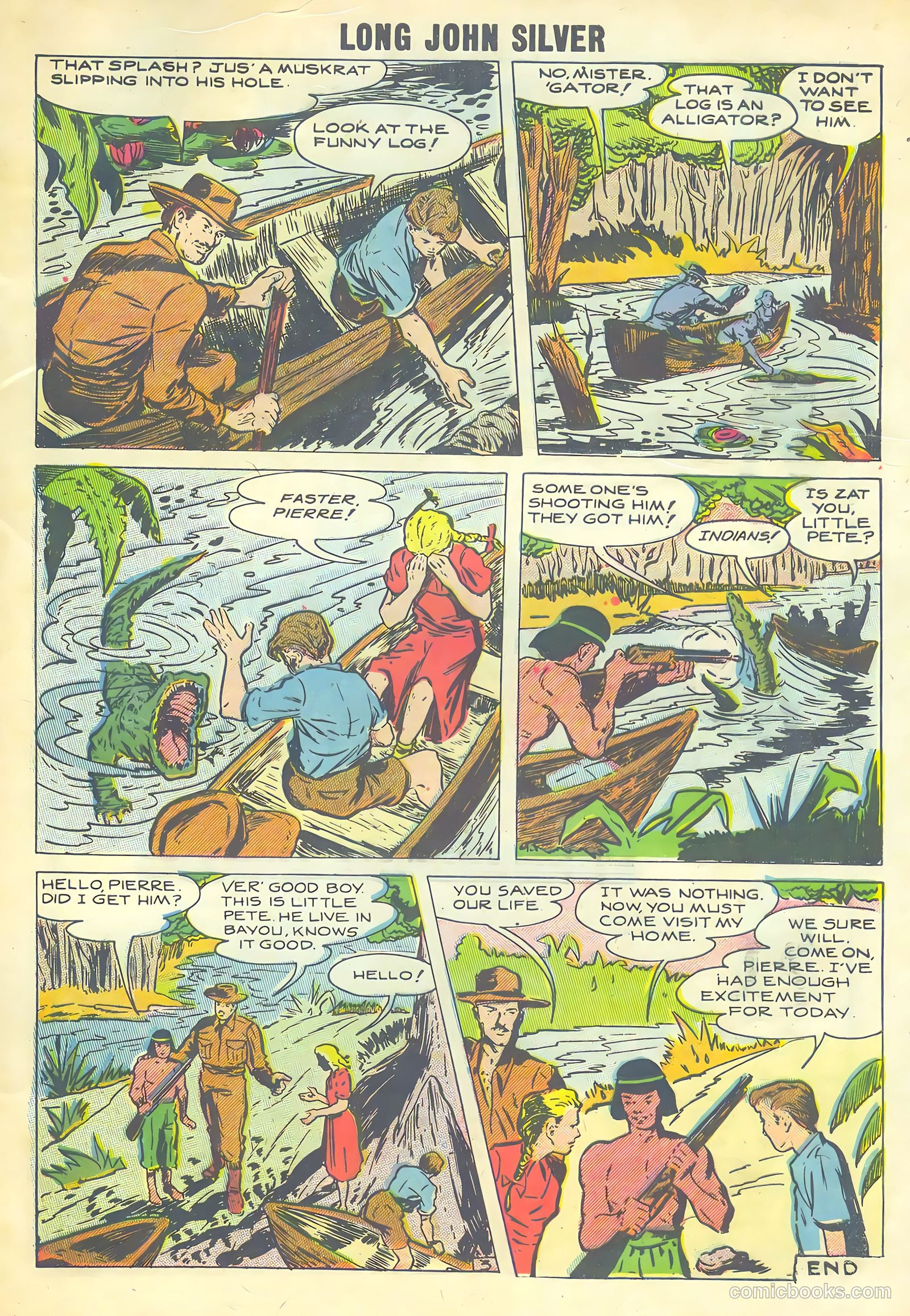 Long John Silver & the Pirates #32 (1957) — page 33 of 36