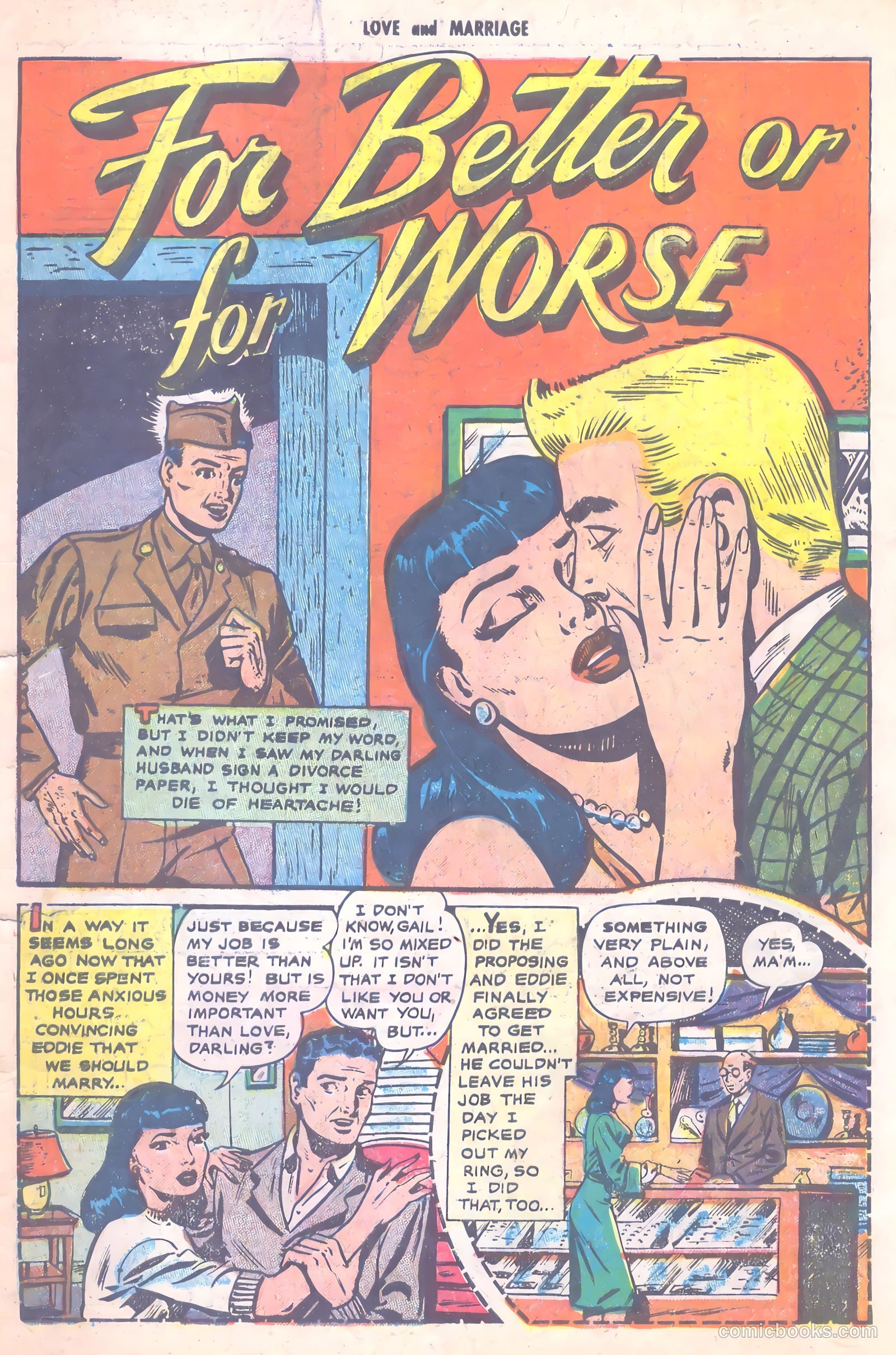 Love and Marriage #1 (1952) — page 3 of 36