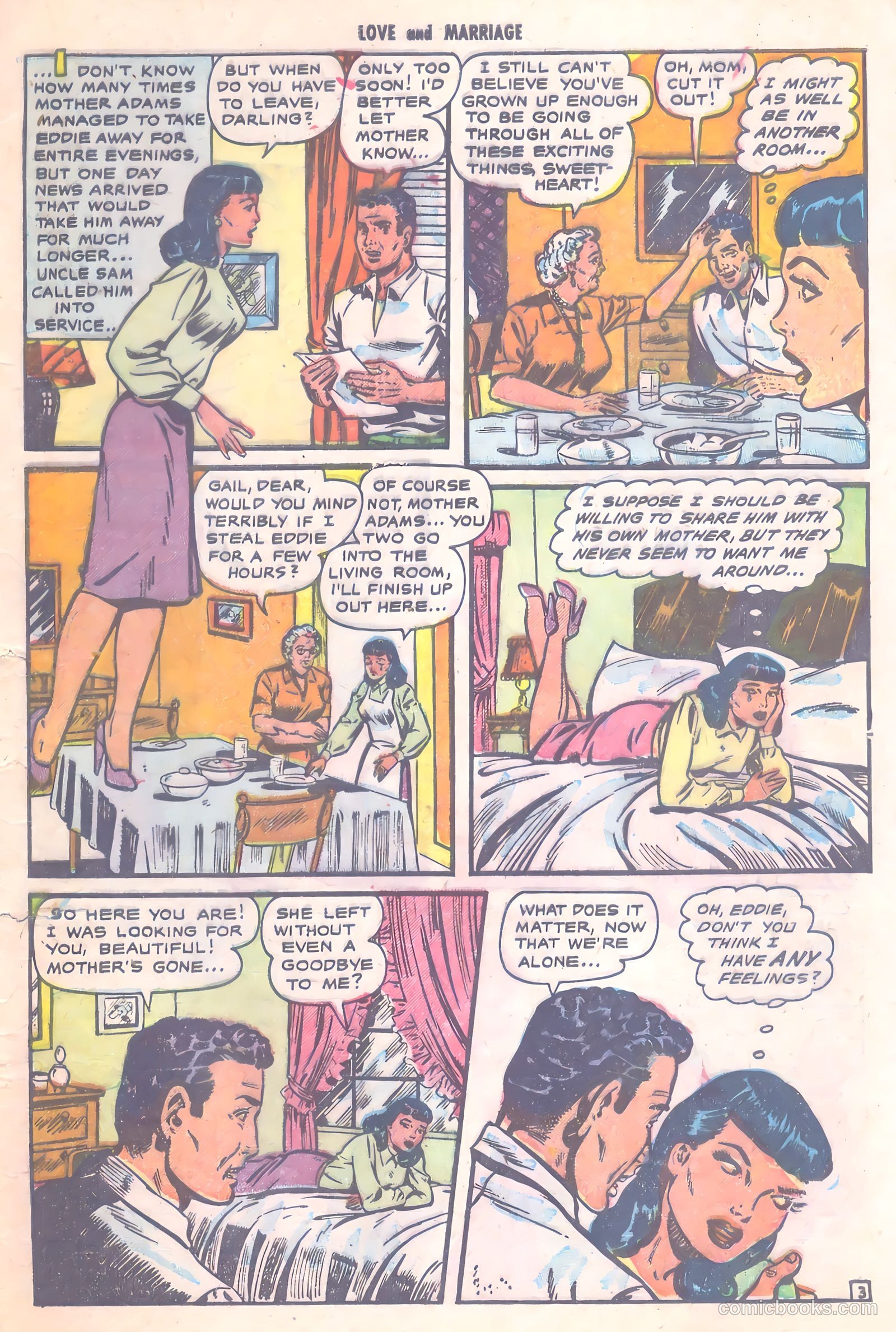 Love and Marriage #1 (1952) — page 5 of 36