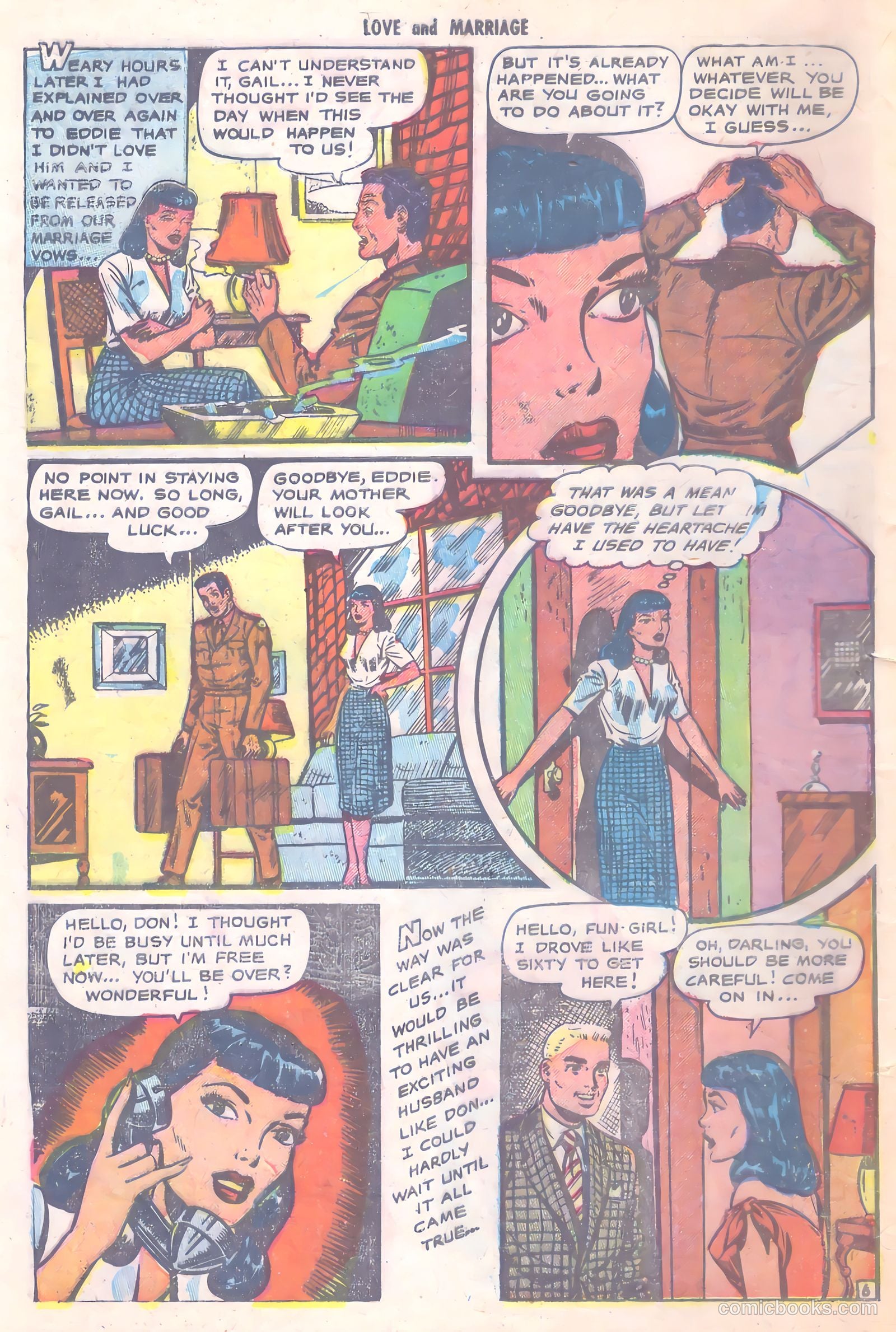 Love and Marriage #1 (1952) — page 8 of 36