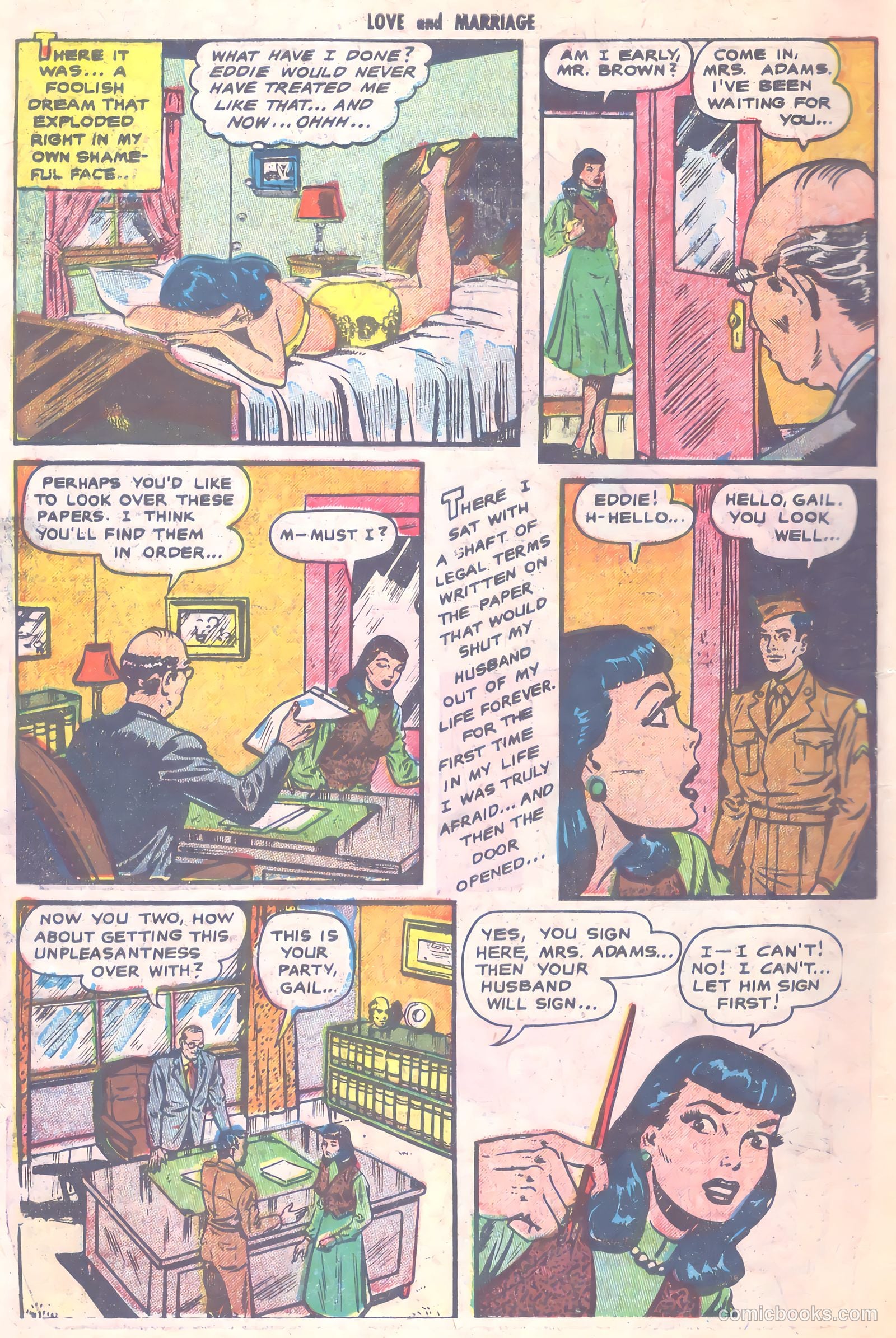 Love and Marriage #1 (1952) — page 10 of 36