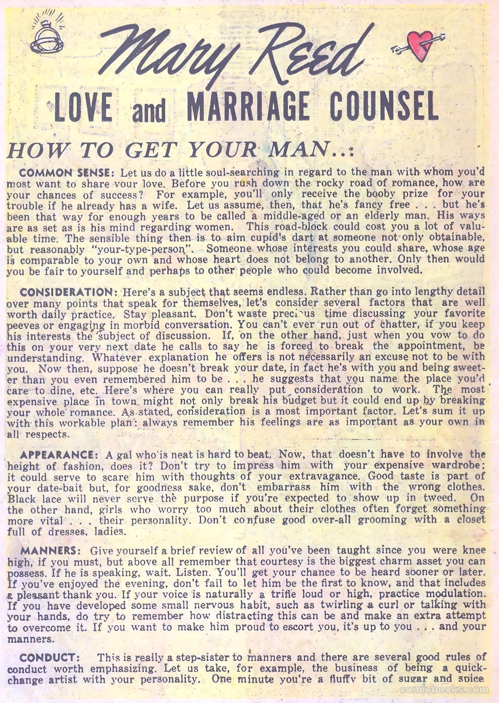 Love and Marriage #1 (1952) — page 18 of 36