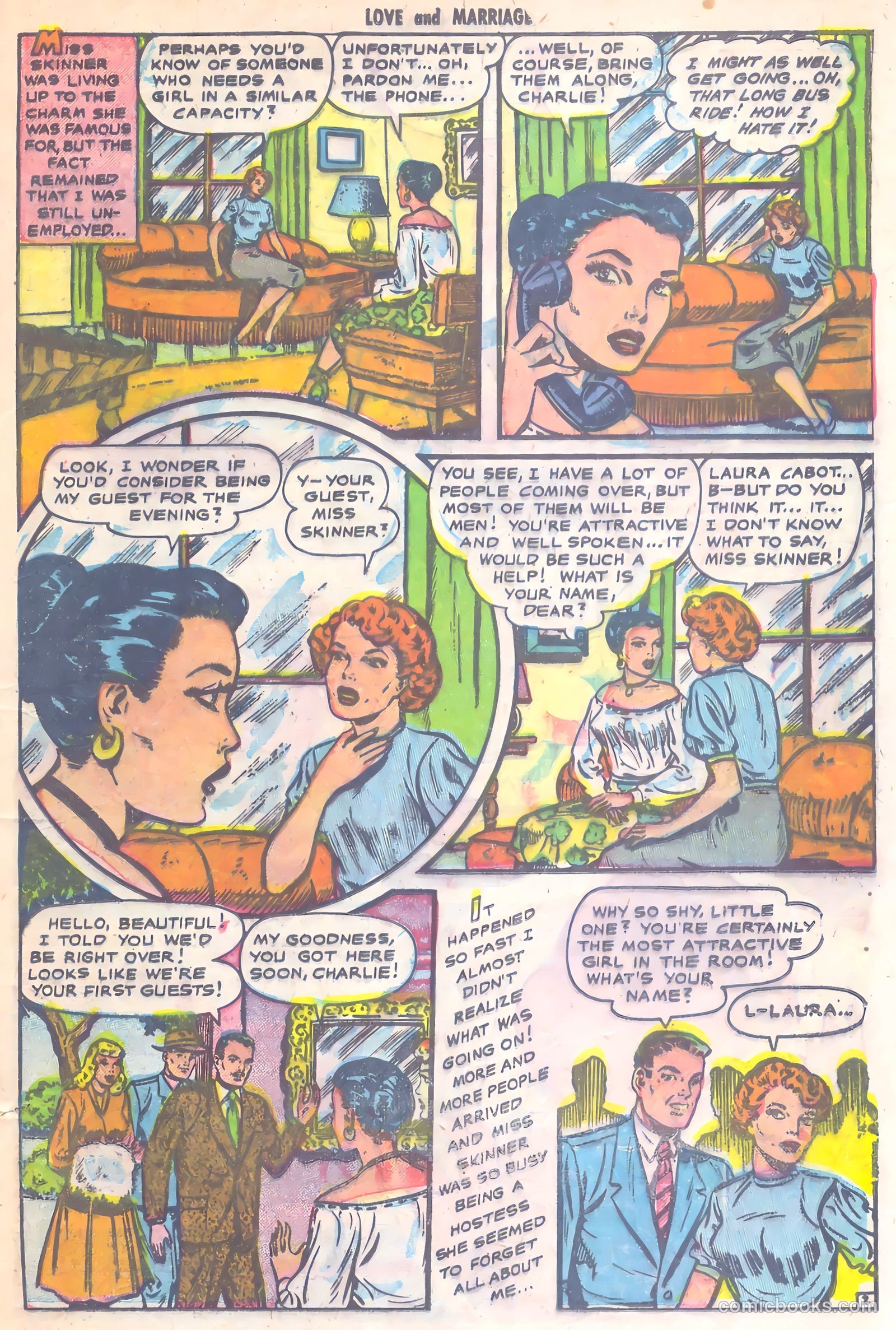 Love and Marriage #1 (1952) — page 21 of 36