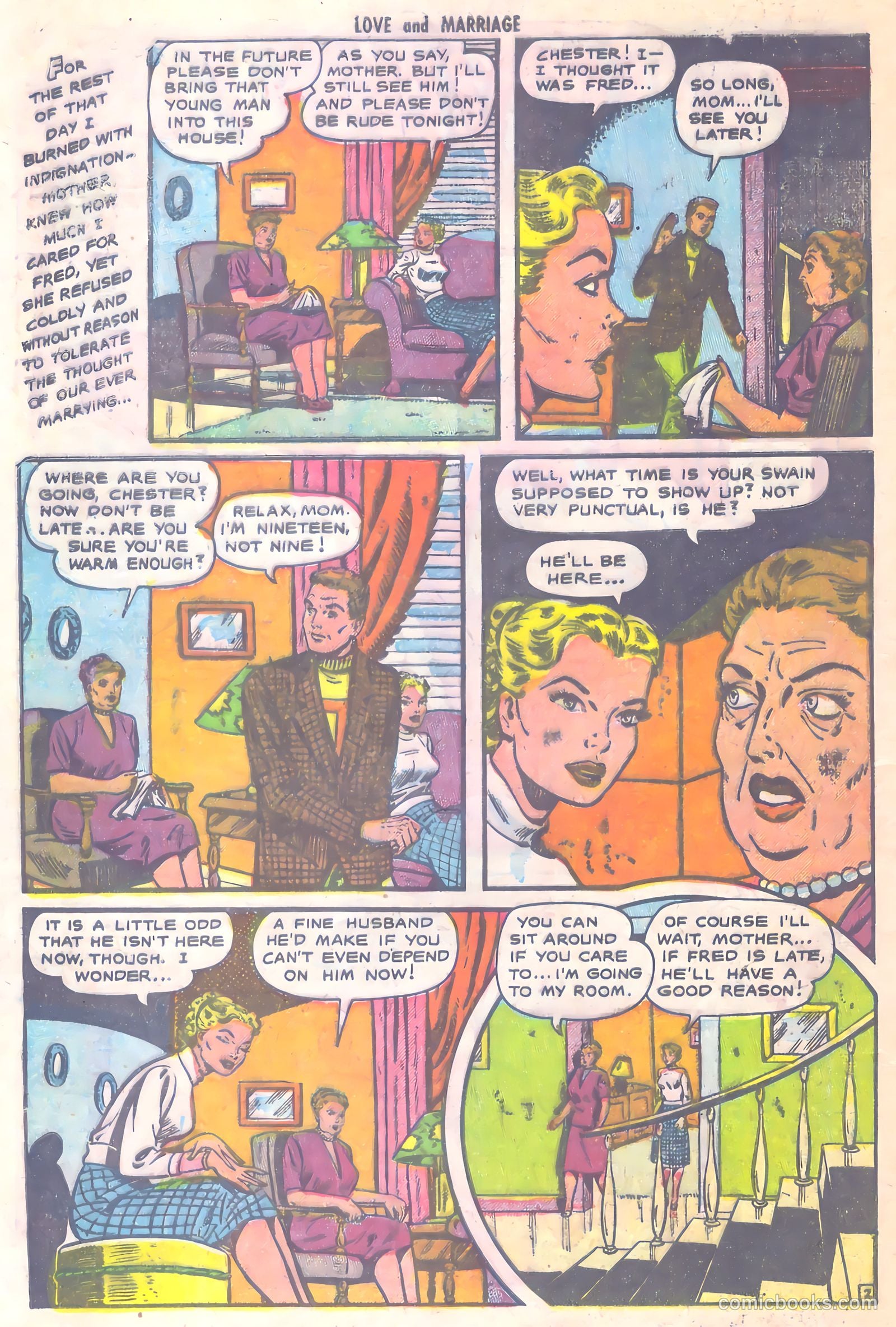 Love and Marriage #1 (1952) — page 28 of 36