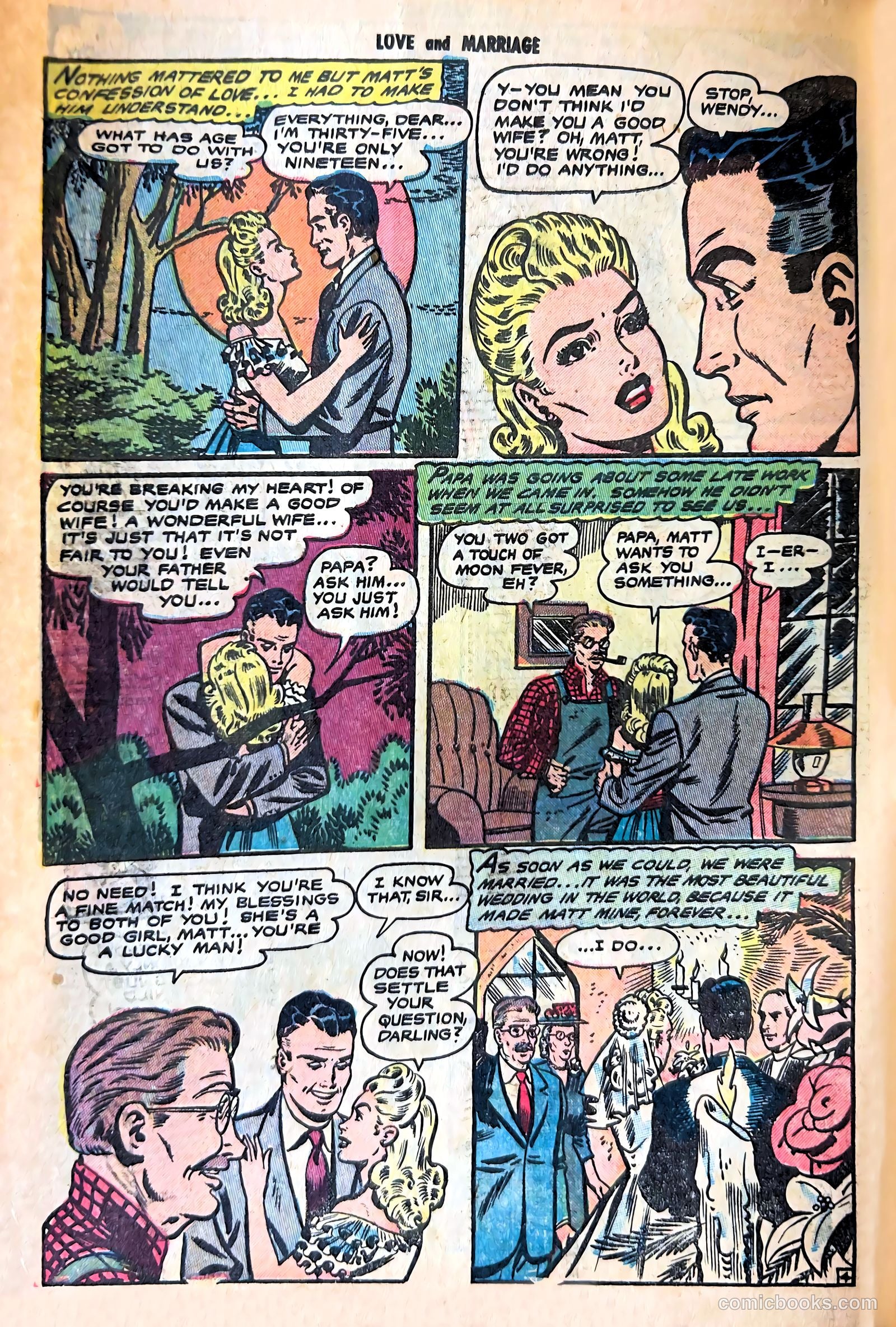 Love and Marriage #14 (1954) — page 6 of 36