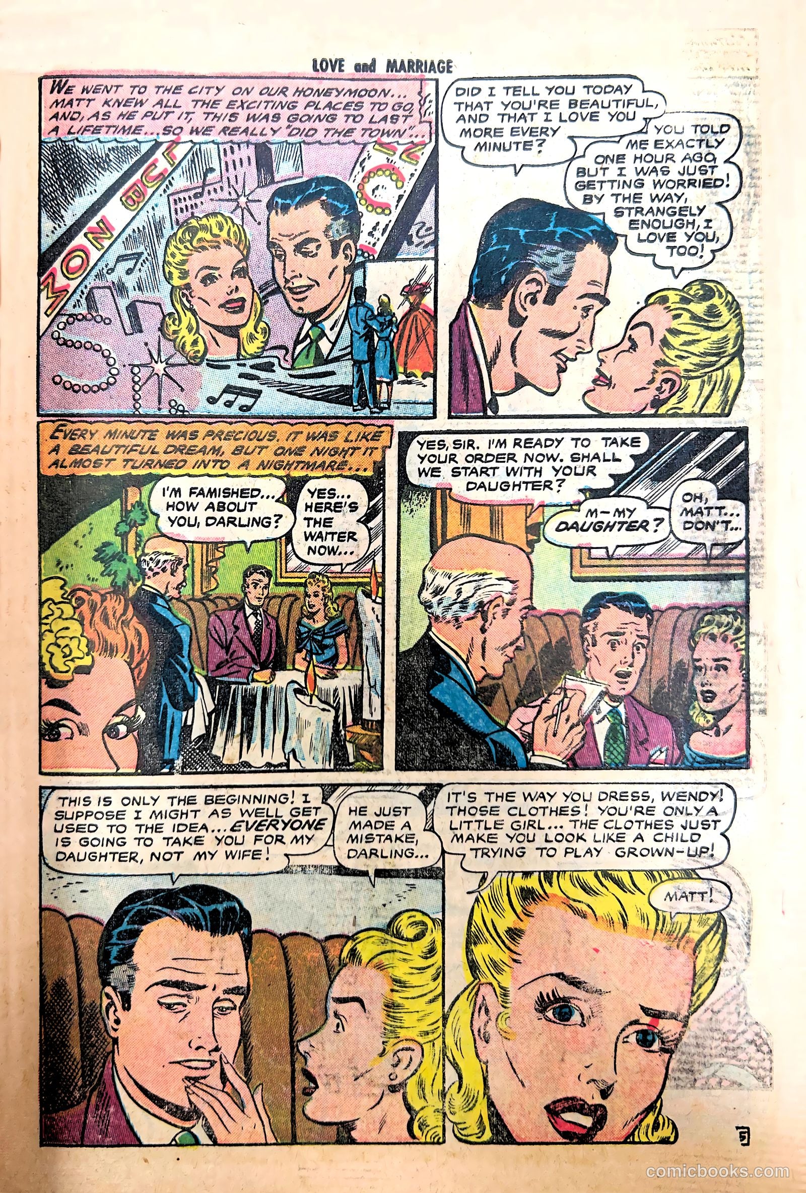 Love and Marriage #14 (1954) — page 7 of 36