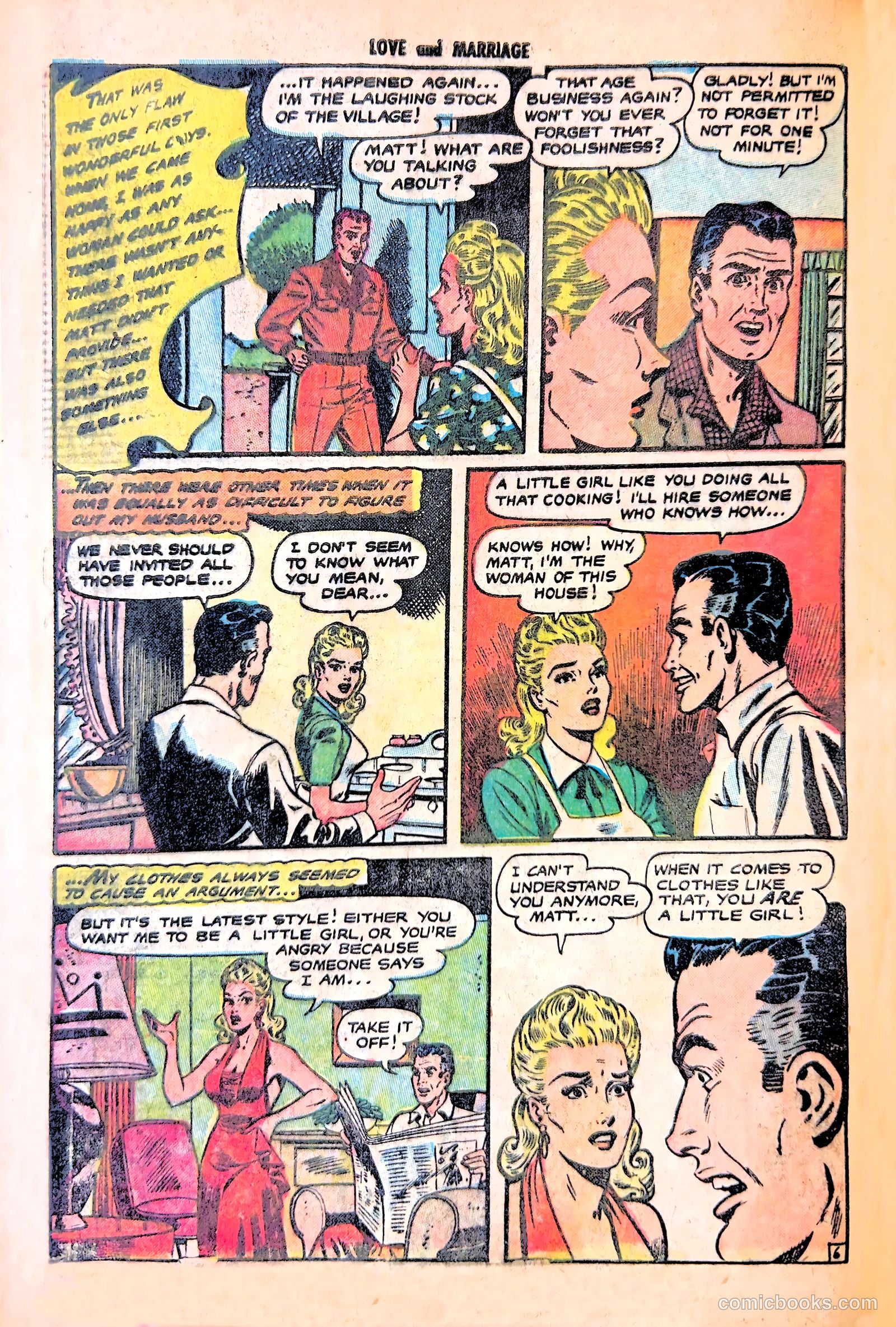 Love and Marriage #14 (1954) — page 8 of 36