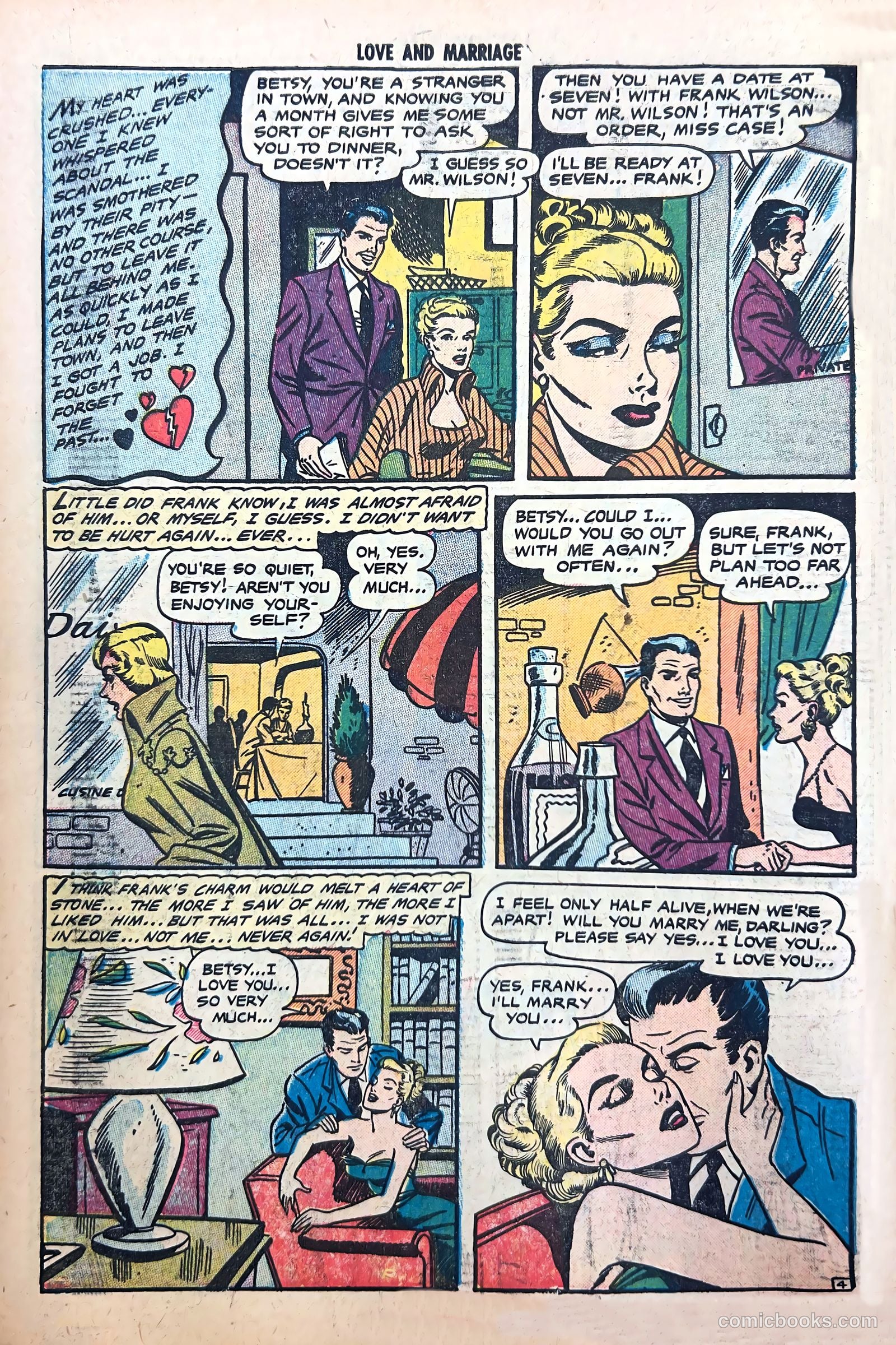 Love and Marriage #15 (1954) — page 6 of 36