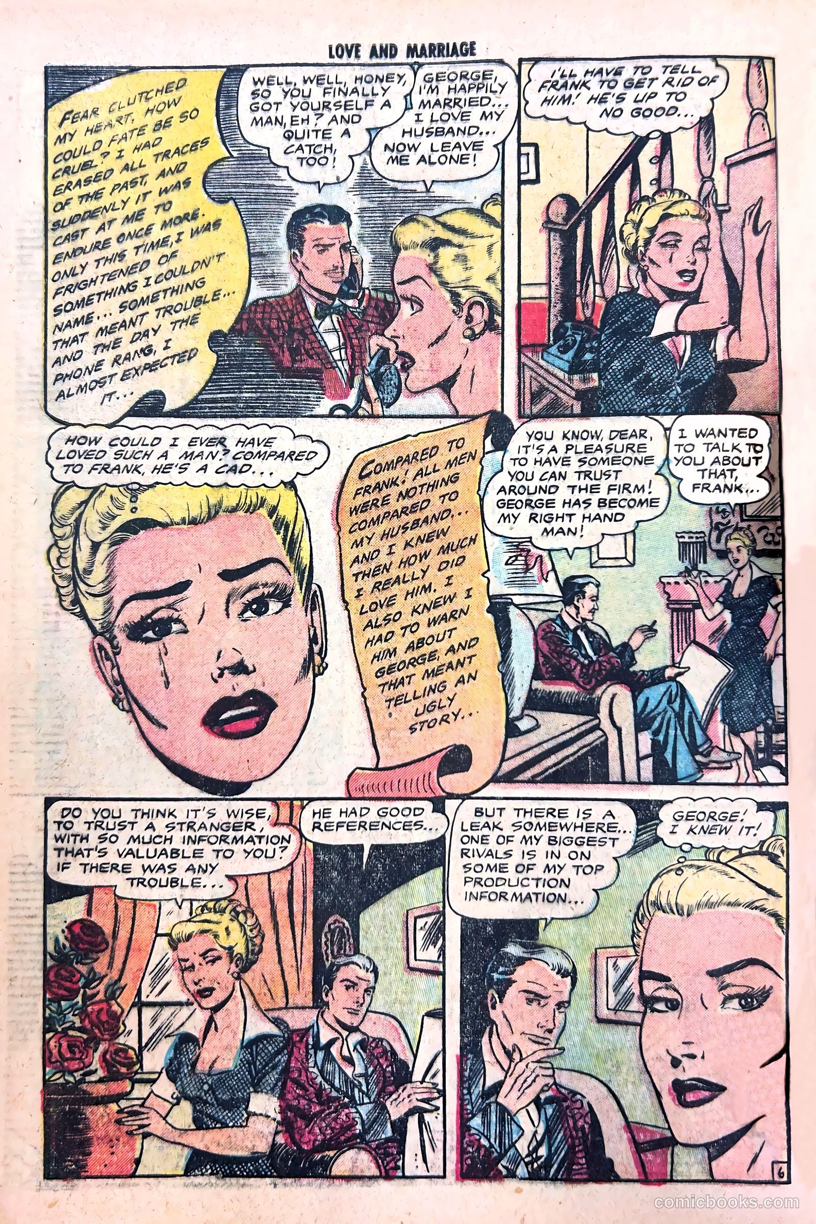 Love and Marriage #15 (1954) — page 8 of 36