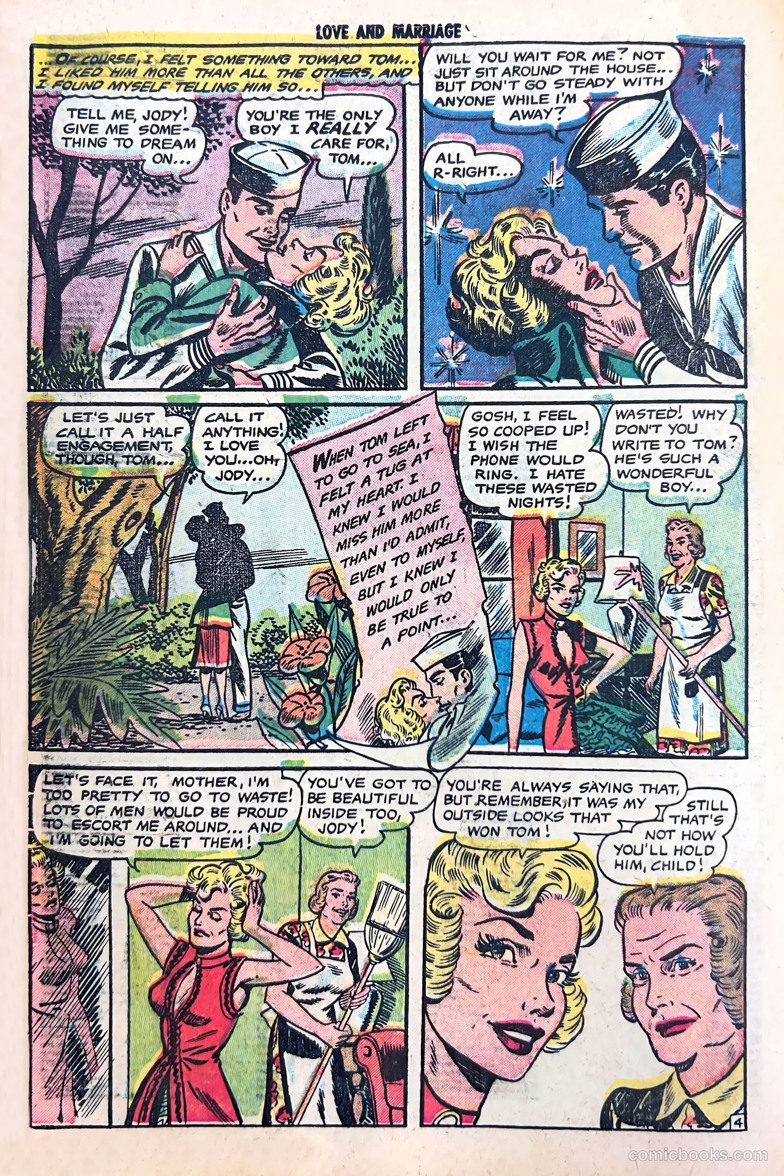 Love and Marriage #15 (1954) — page 30 of 36