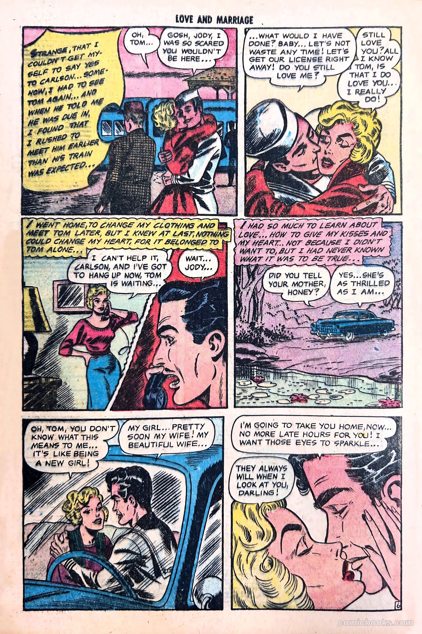 Love and Marriage #15 (1954) — page 32 of 36