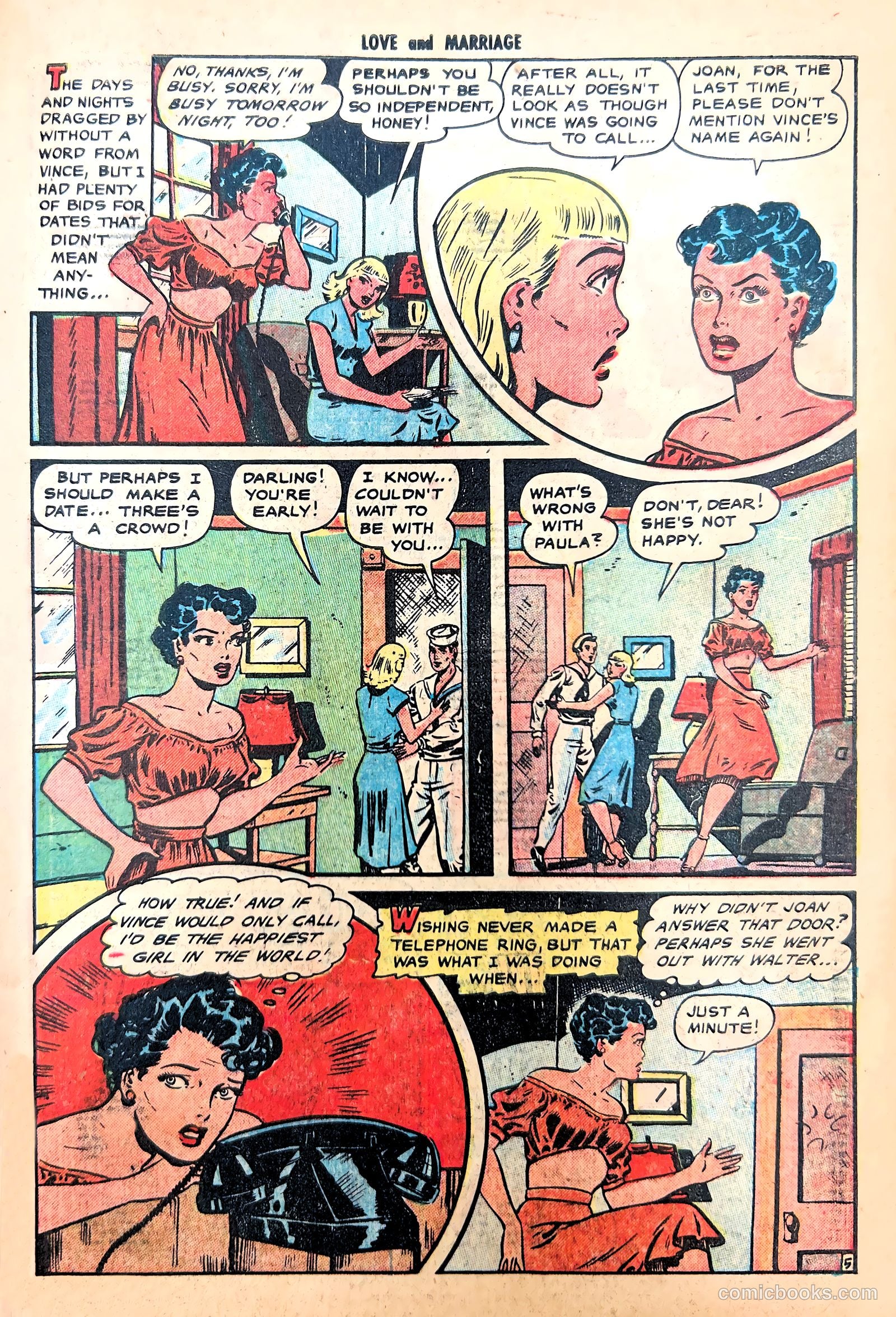 Love and Marriage #2 (1952) — page 7 of 36